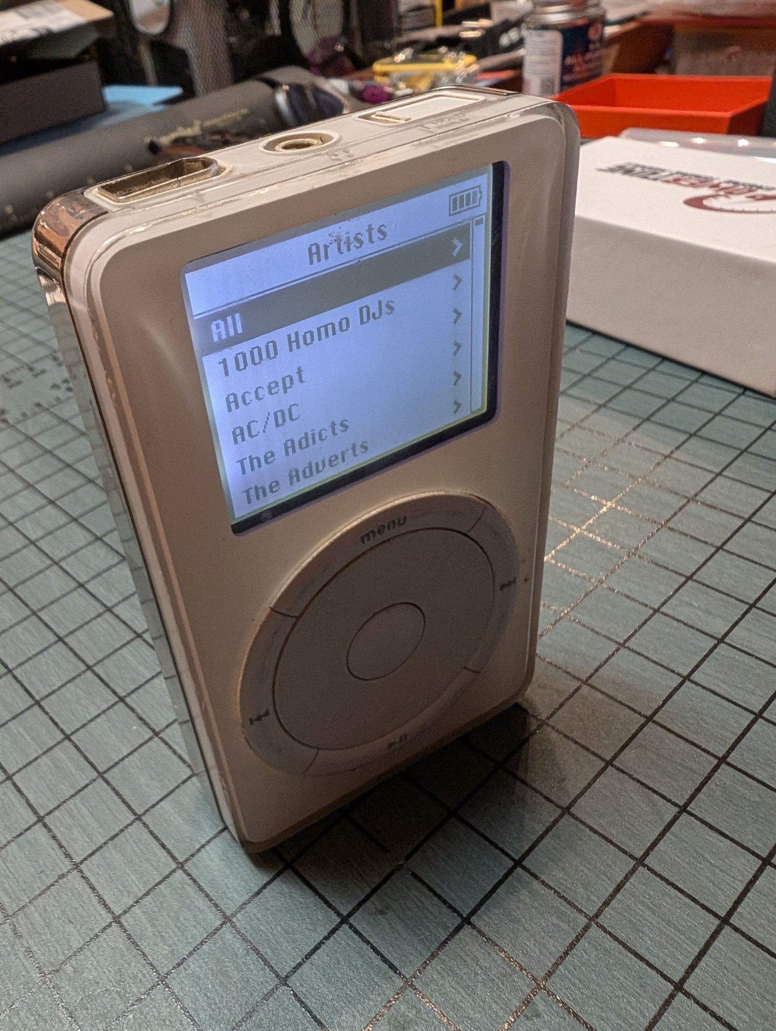 20gb 3rd gen ipod still working after 2 decades