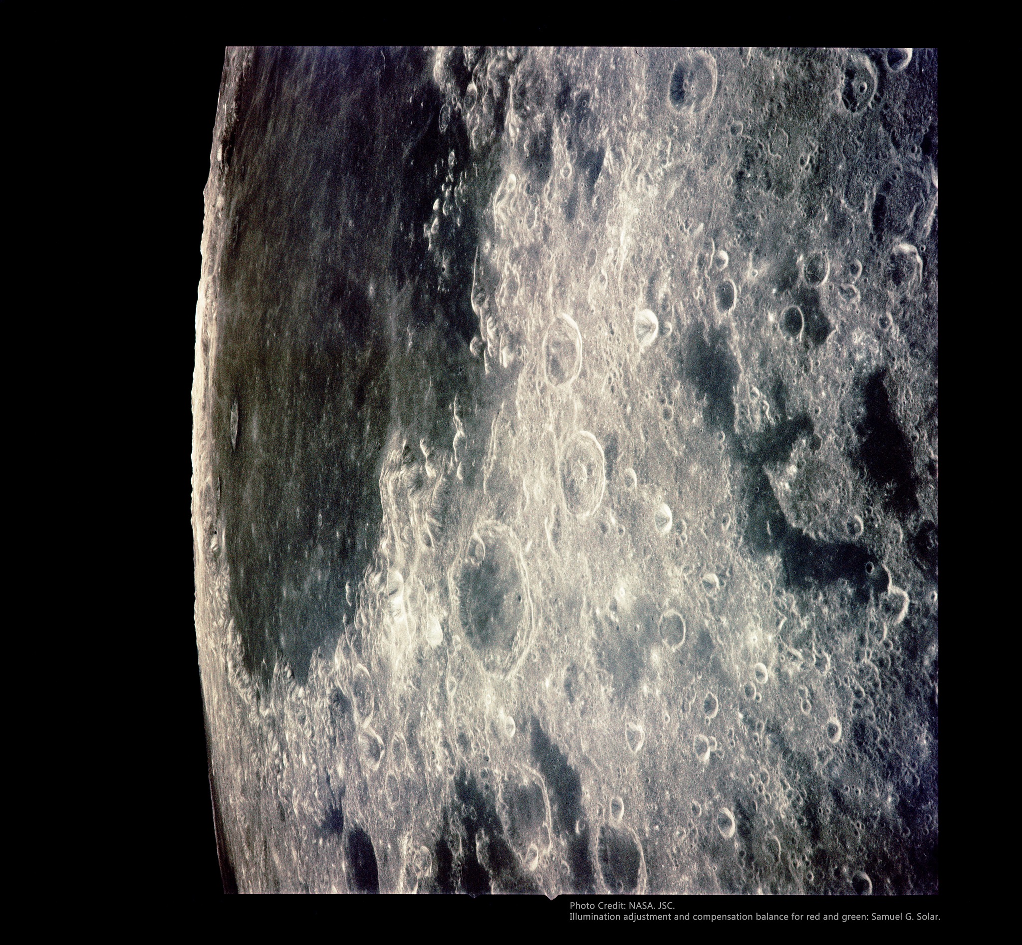 What is the highest resolution image of the moon's nearside?