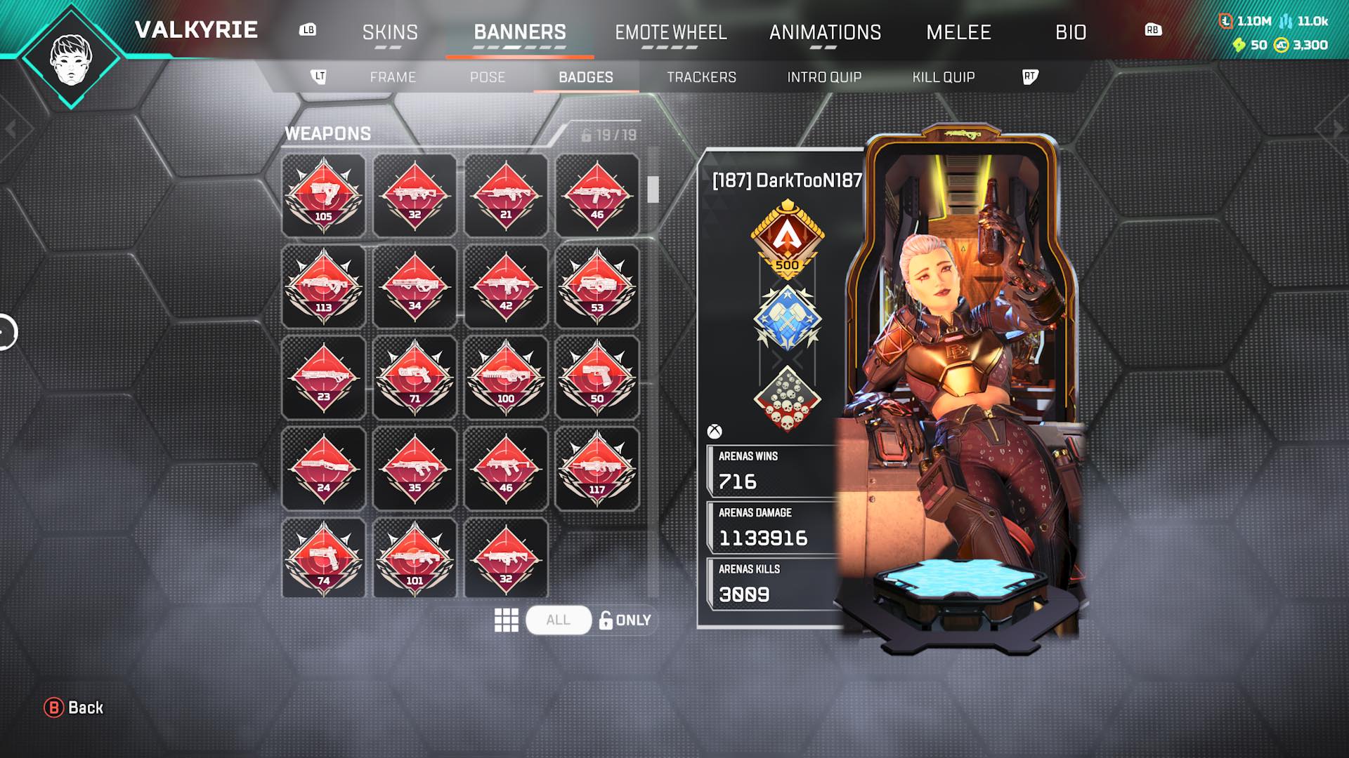 What's the highest gun level in Apex Legends?