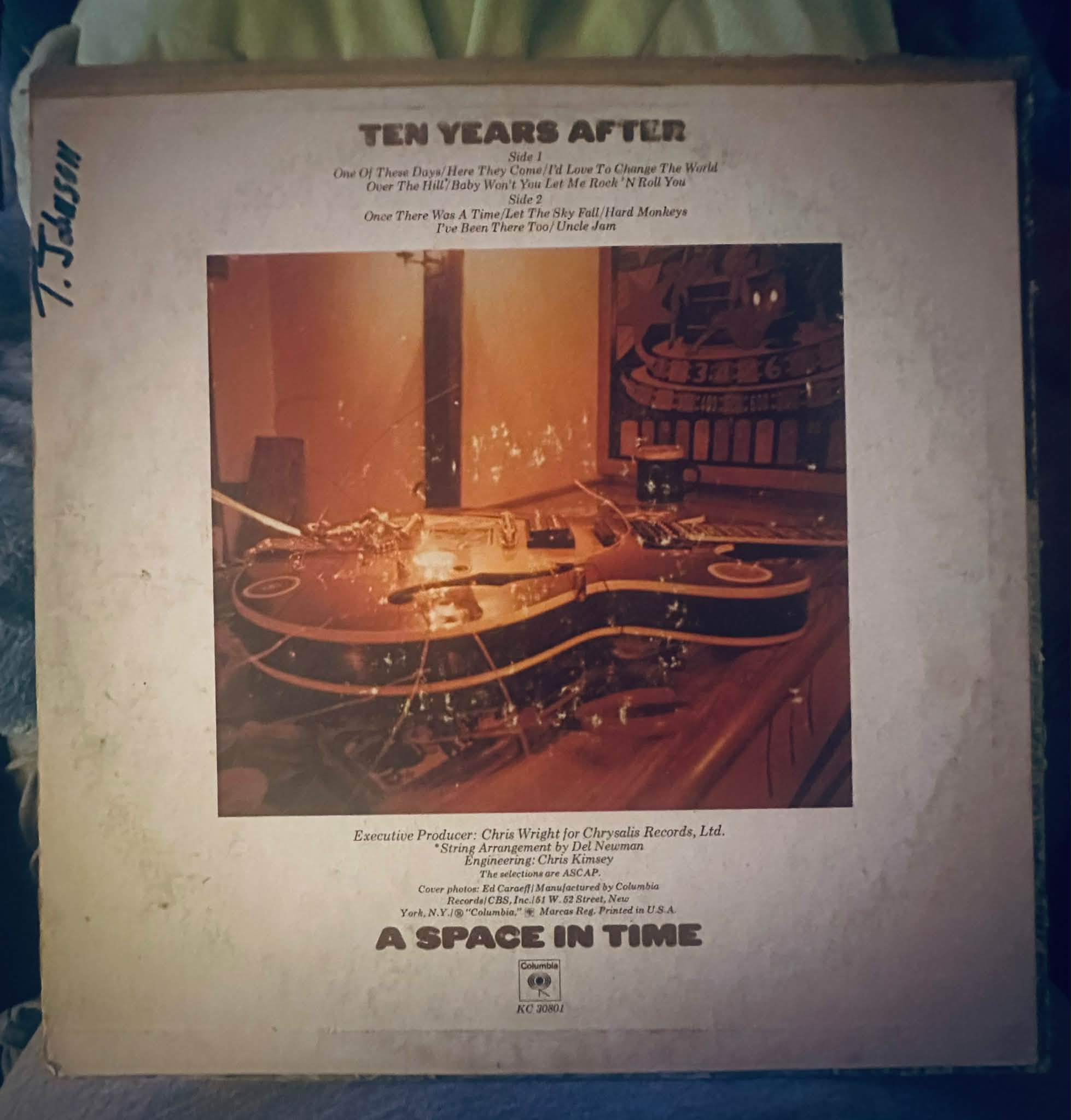 Ten Years After - A Space In Time 1971 Vinyl Record for Sale