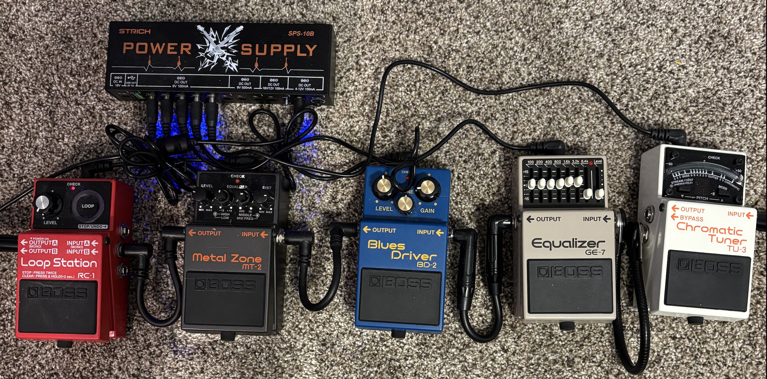Where should I place the Boss AC-3 in my pedal chain?
