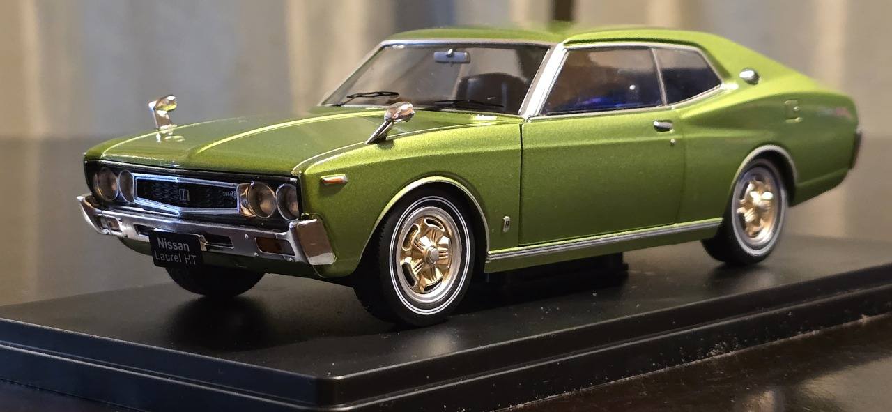 Nissan Laurel HT 1972 1/24ミニカー DCCLCupes Nissan Laurel HT (1972) 1:24 Nissan aurelHT HT Nissan