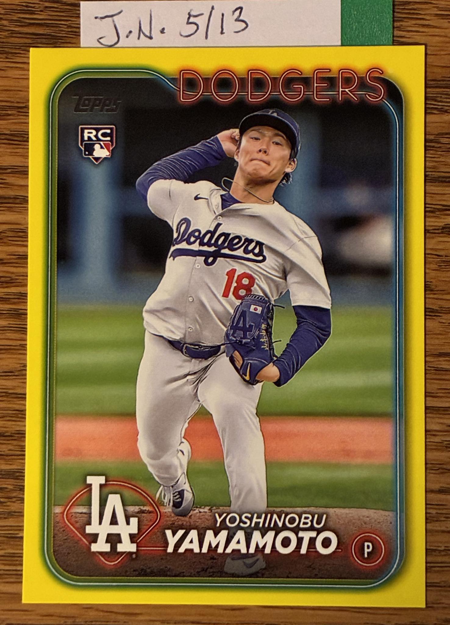 2024 Topps Cosmic Chrome Yoshinobu Yamamoto Planetary Pursuit 
