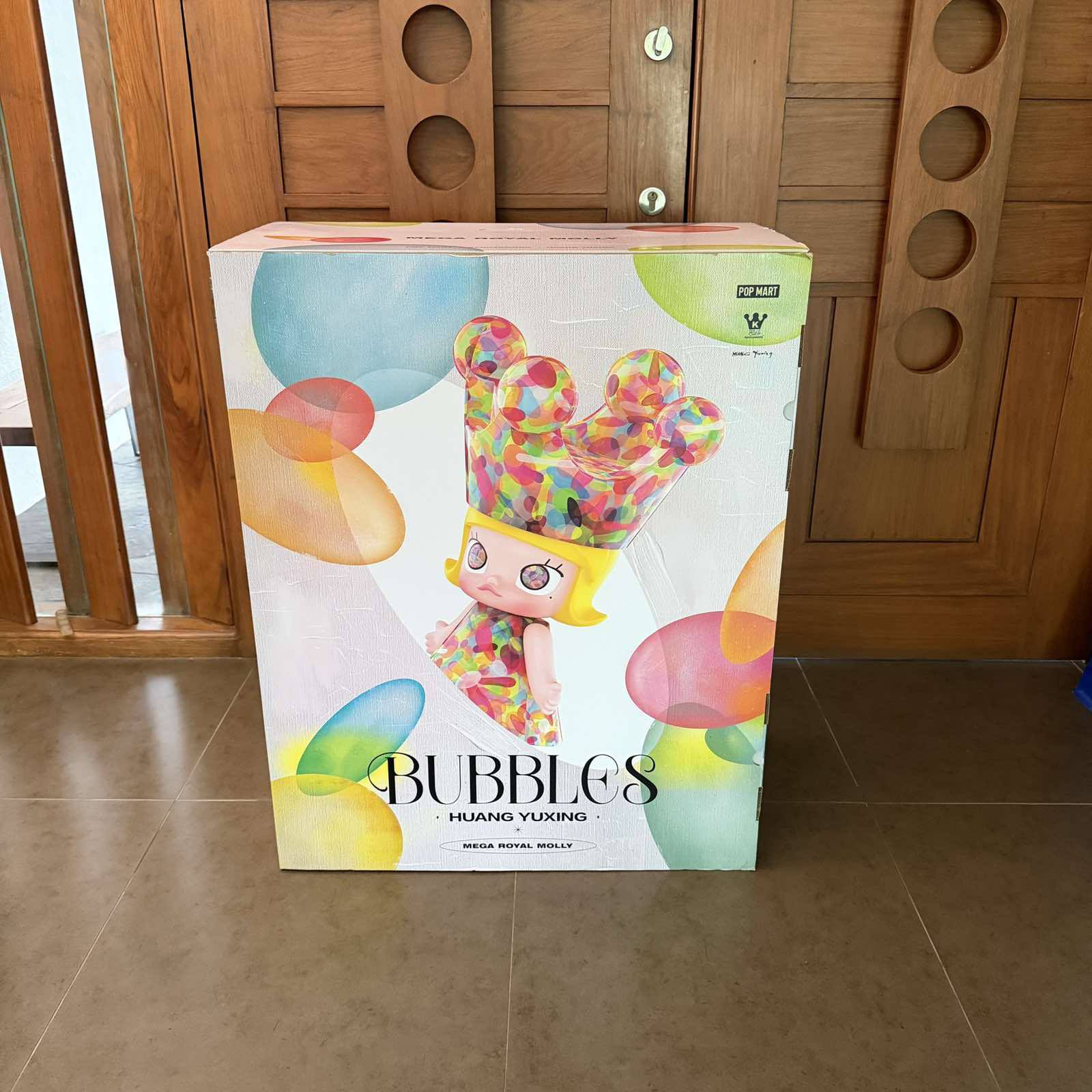 PTA:for sale/LFB POPMART Mega Royal Molly - Huang Yuxing Bubbles 