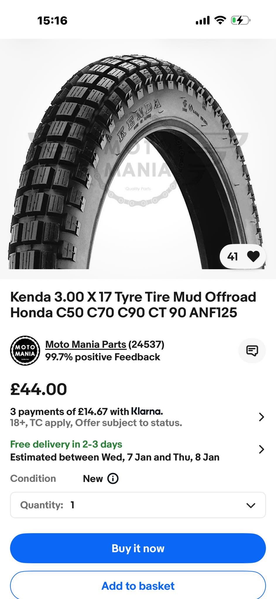 Has anyone tried these on a c90 zz. Tyres on at the moment are