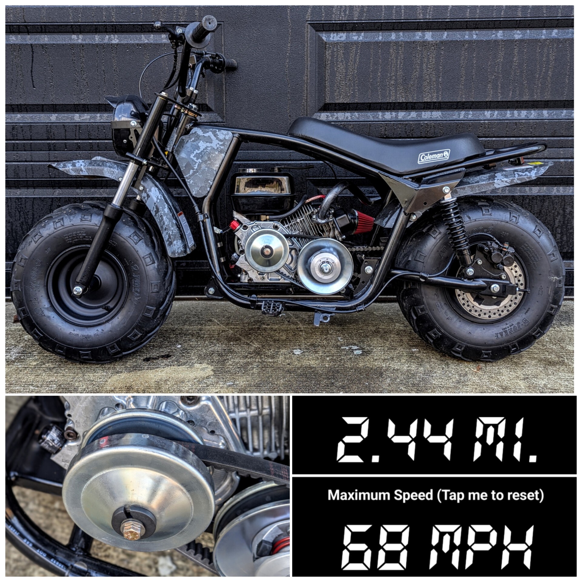 coleman mini bike cvt transmission B200RSV Coleman B200 Mini Bike, Red