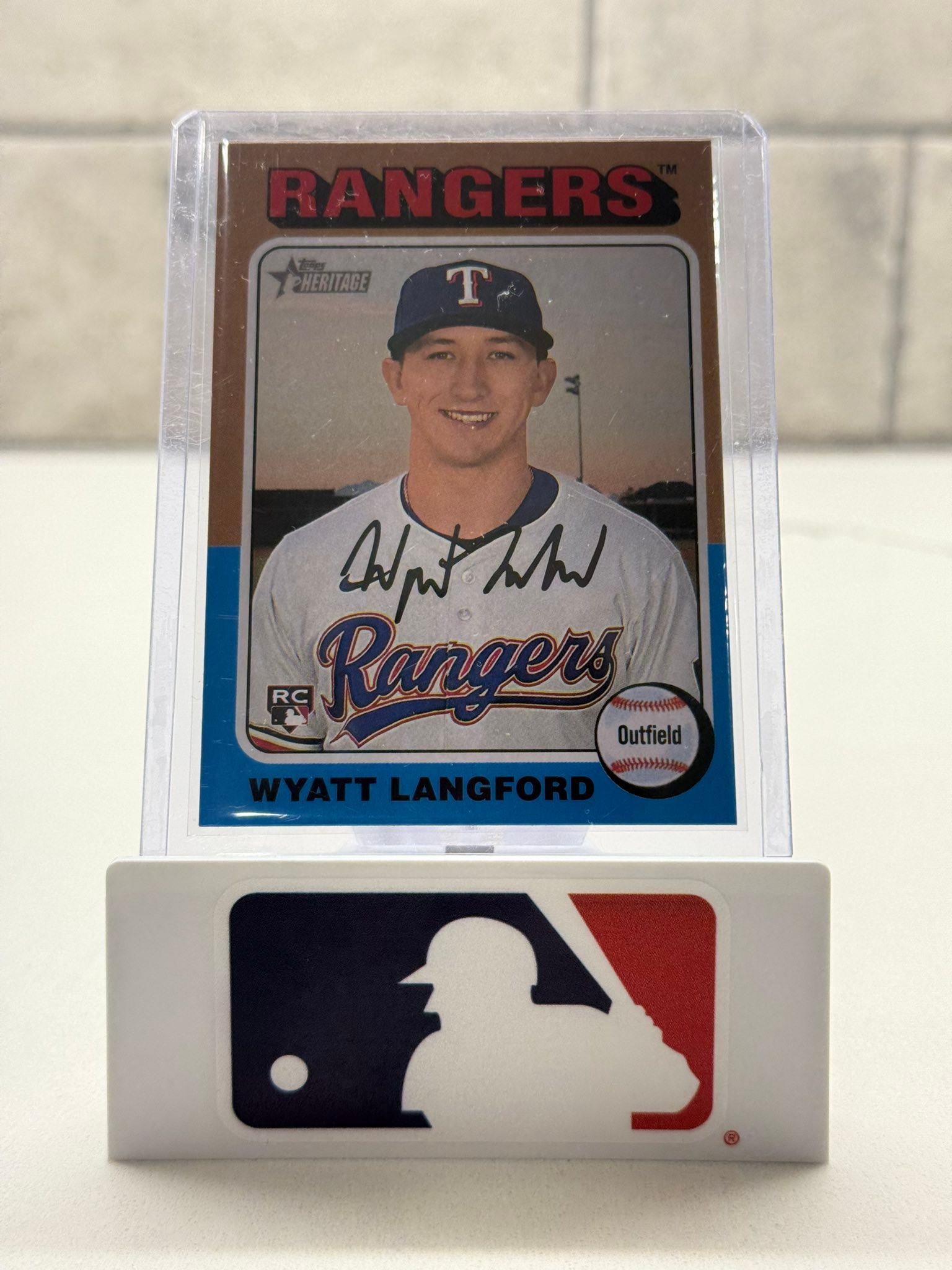 Wyatt Langford baseball card collection