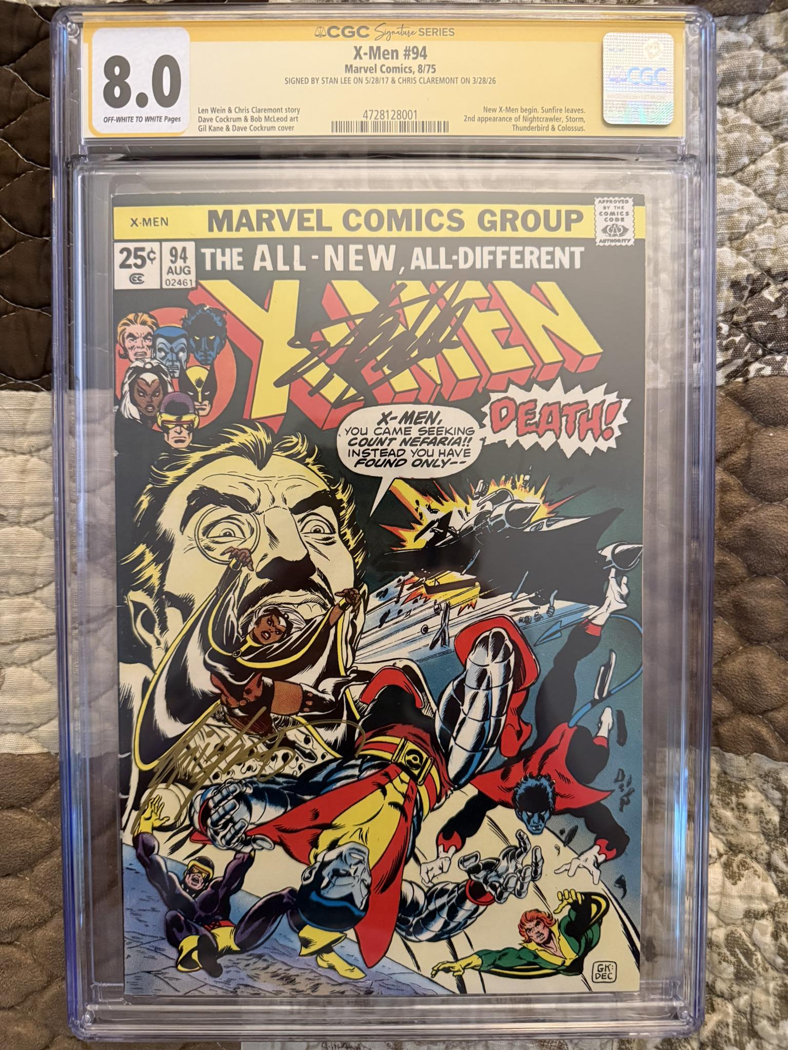 Signed comic book by Stan Lee and Todd McFarlane