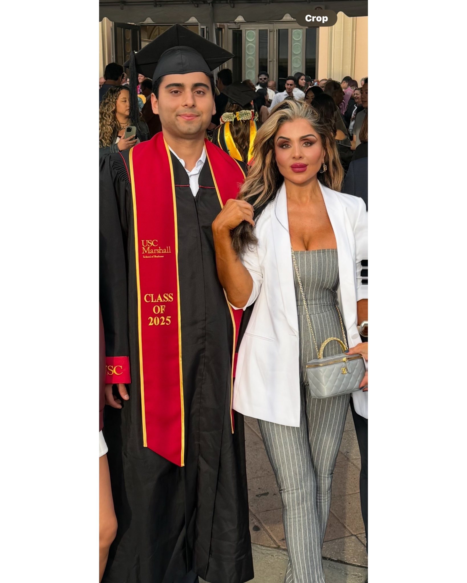 natalia bryant graduation dress The 22-year-old posted a photo of herself on day, smiling and wearing her USC 