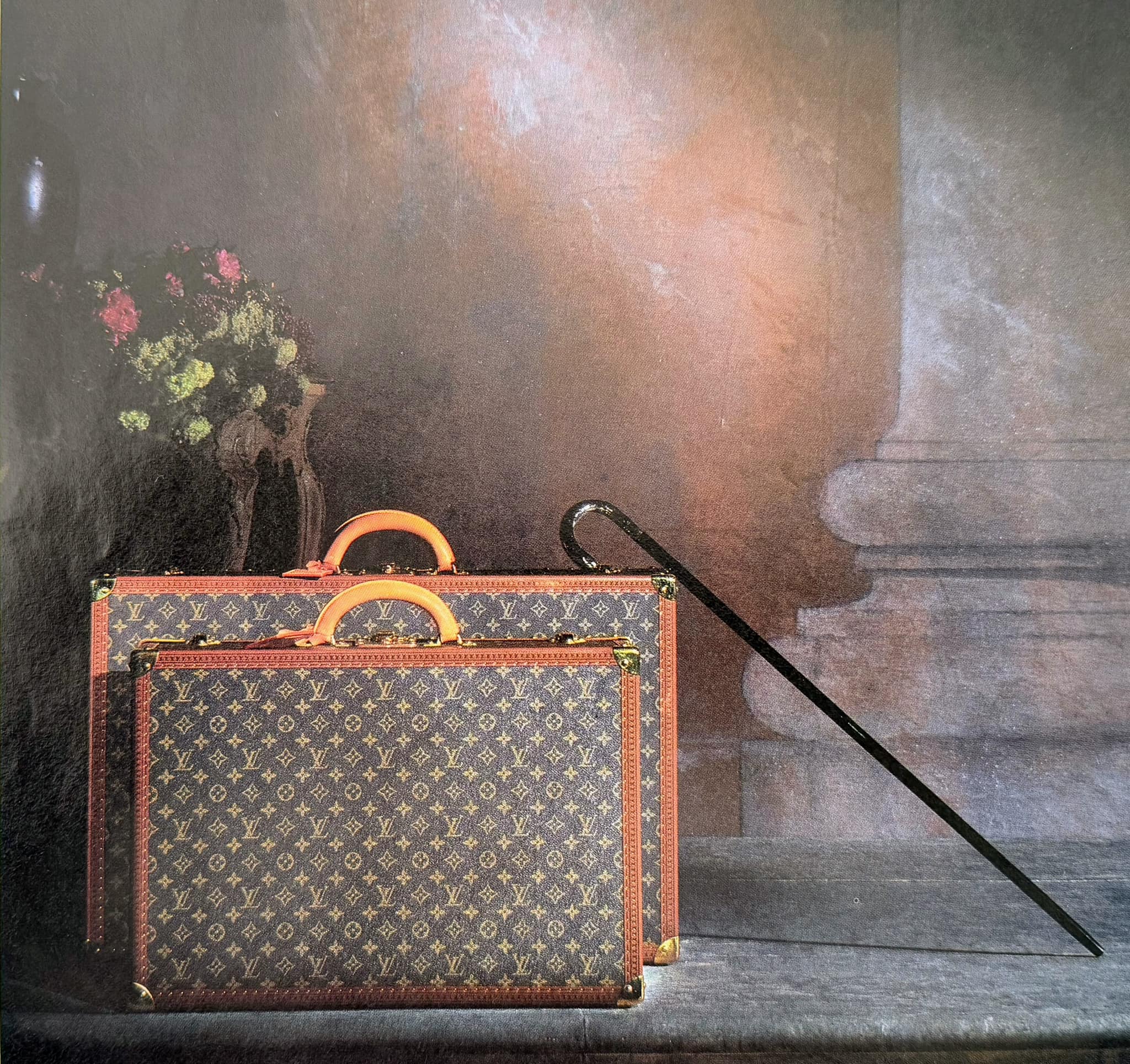 Louis Vuitton ad in 1990 Chicago magazine