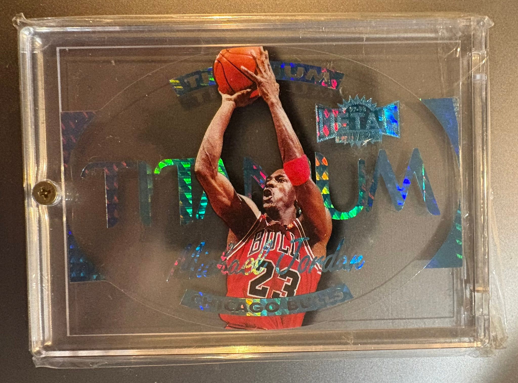 97-98 metal universe championship michael jordan card