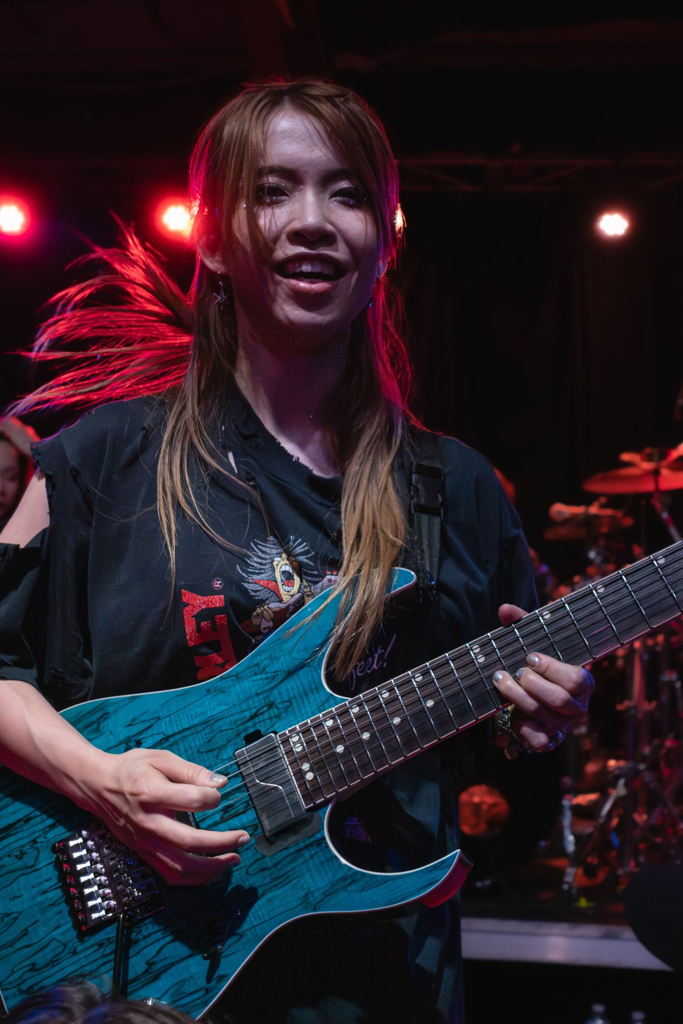 The most beautiful guitarrist of Japan 😍❤️✨ #Hazuki #Nemophila