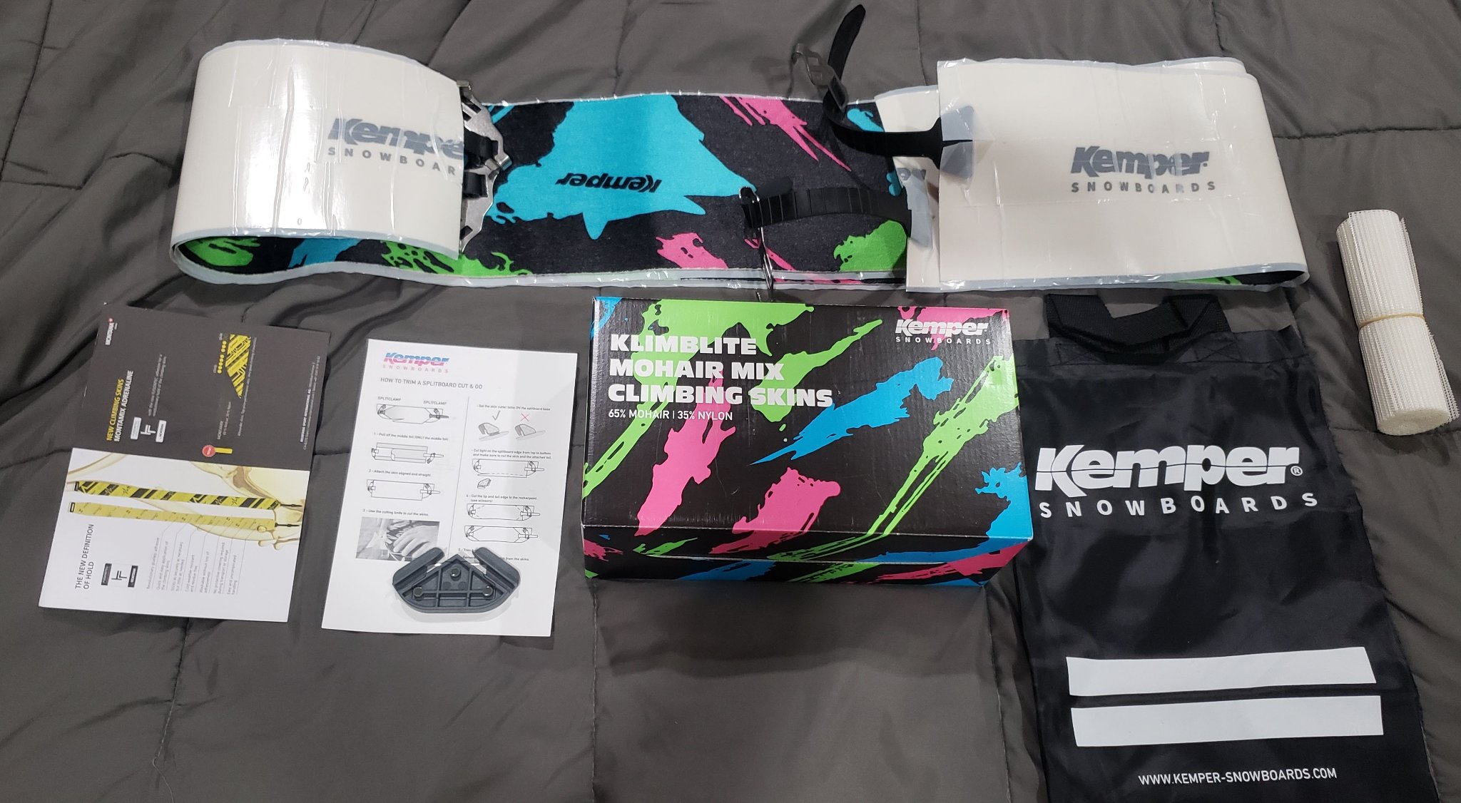 Klimblite / Kemper Branded Climbing Skins | New | $150.00 