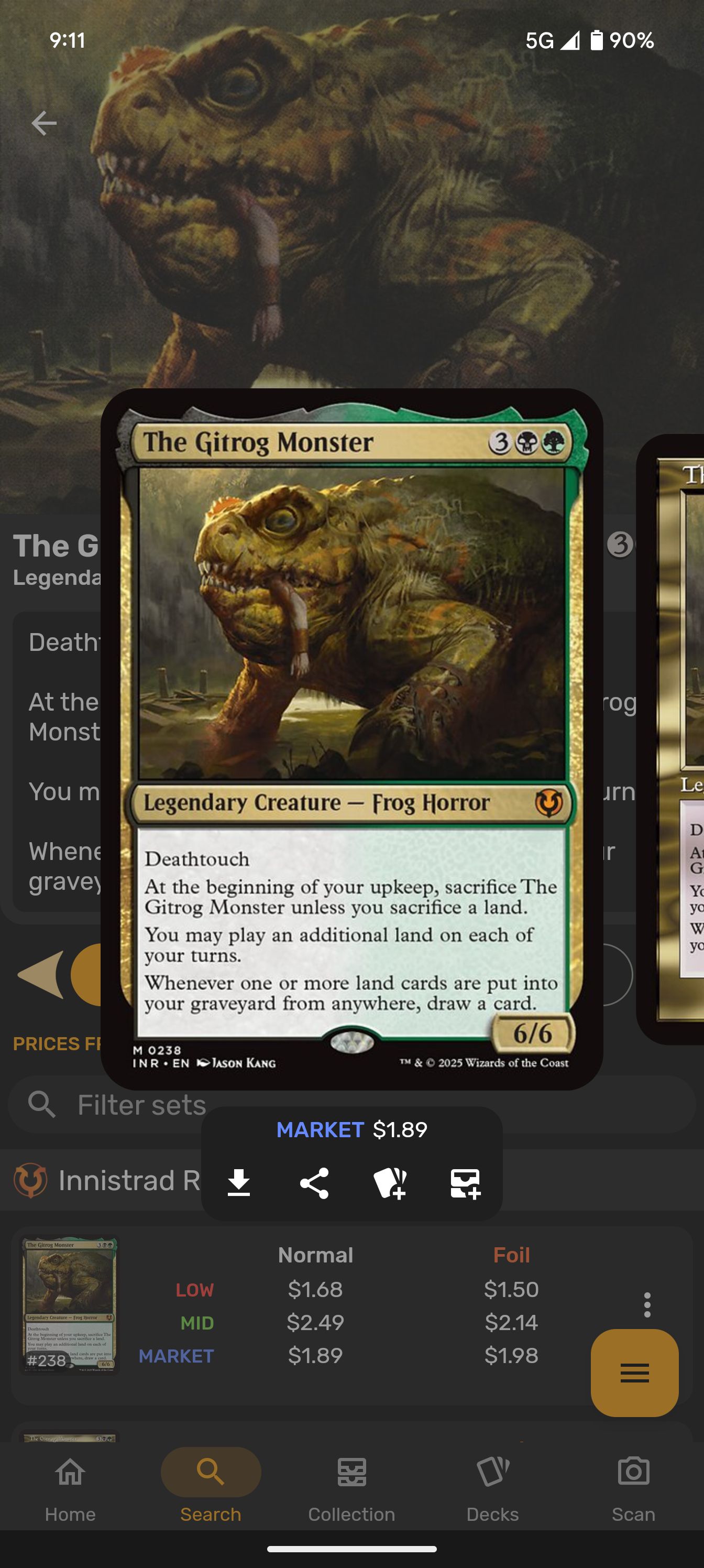 What are the benefits of a 4 mana 4/4 versus a 5 mana 6/6 in 