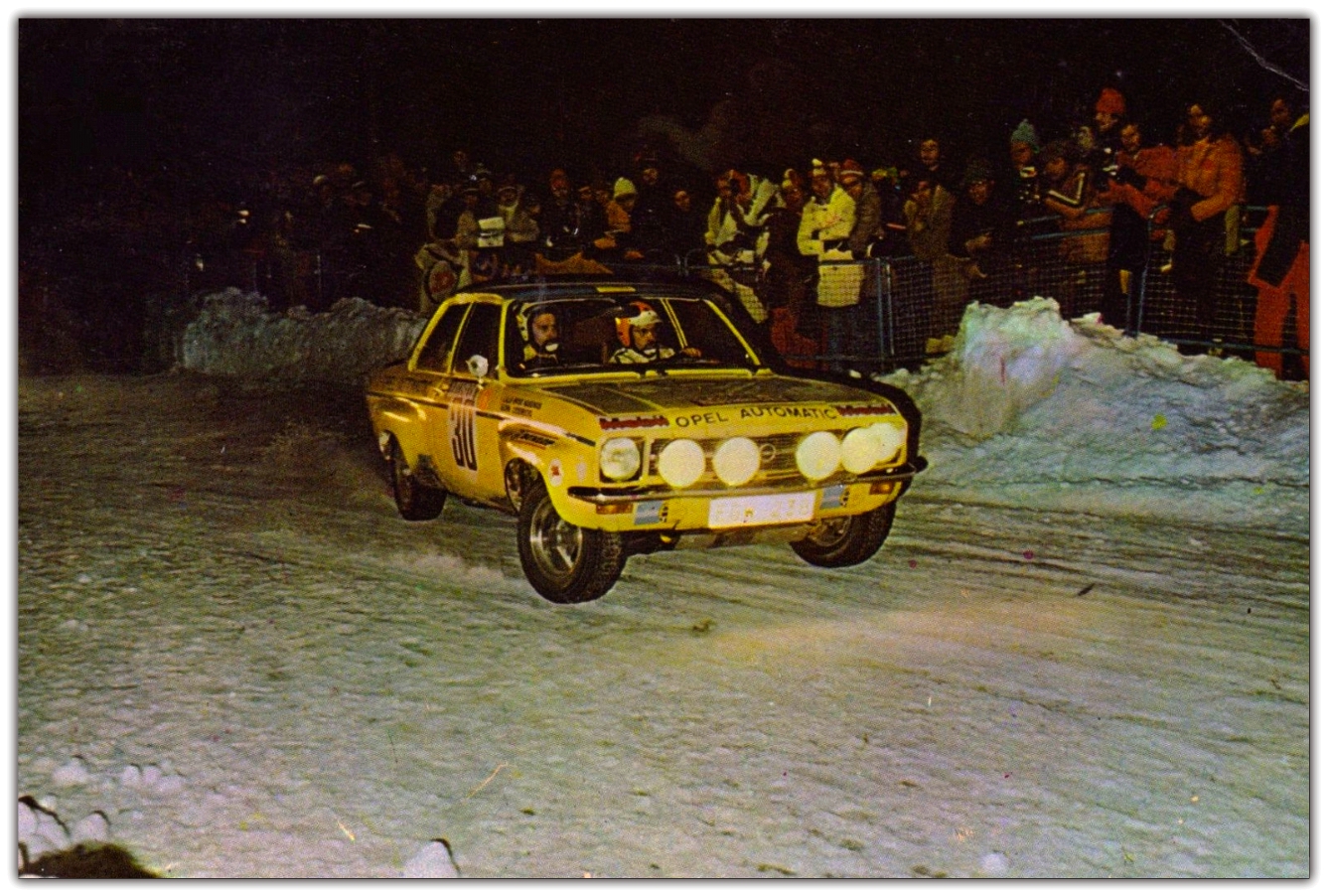 Rally Monte Carlo 1973 Bernard Fiorentino - Maurice Gélin Simca