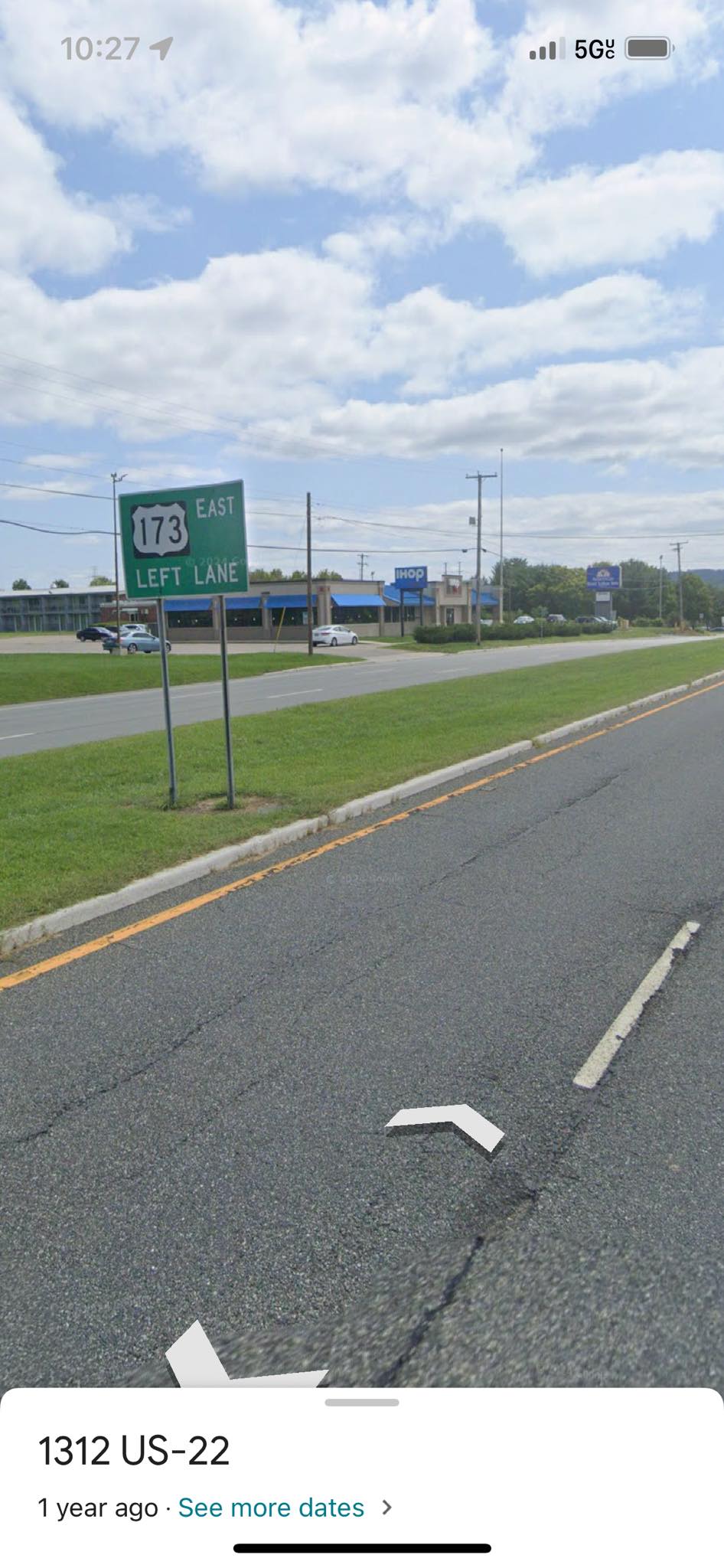 US-22 near the NJ/PA border… but US 173 doesn't exist… 🧐