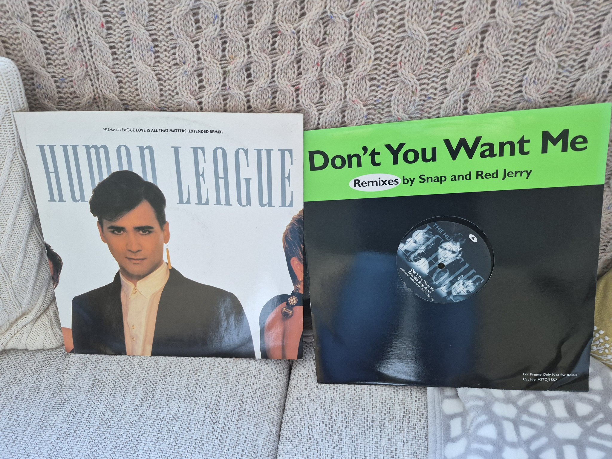 Couple more 12 inch vinyl turned up today. That makes 28 human 