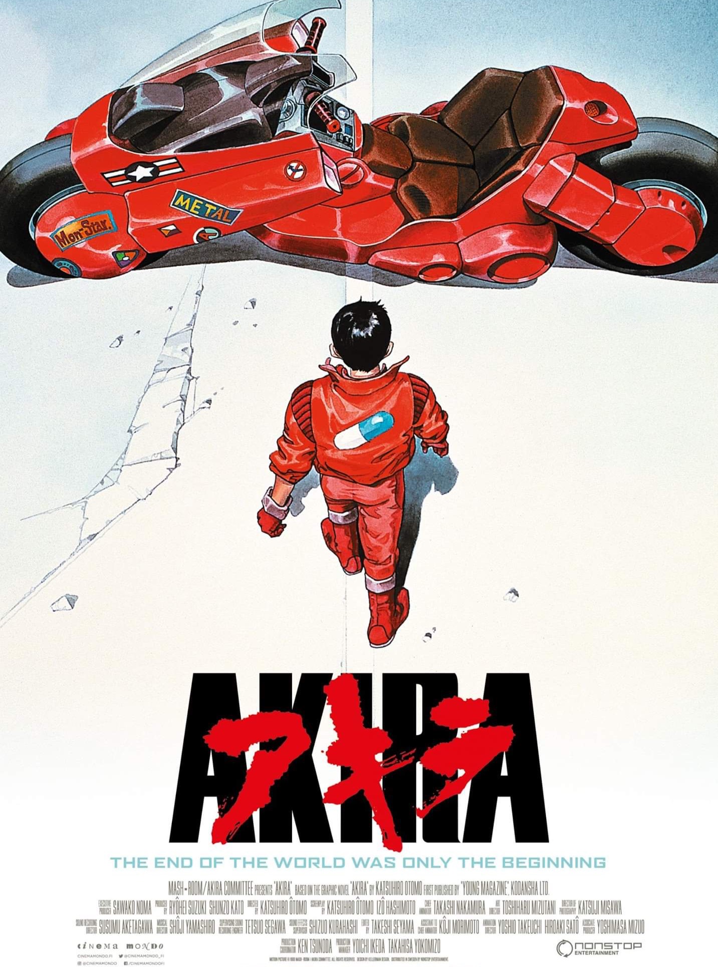 Katsuhiro Otomo's Akira 4K re-release poster