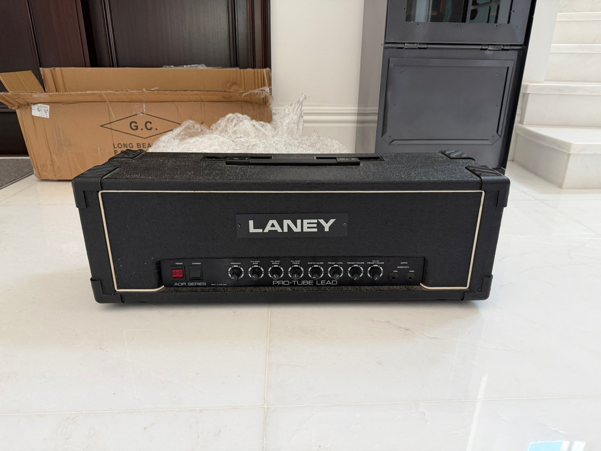 Laney AOR 100w amp issue with preamp volume push-pull control