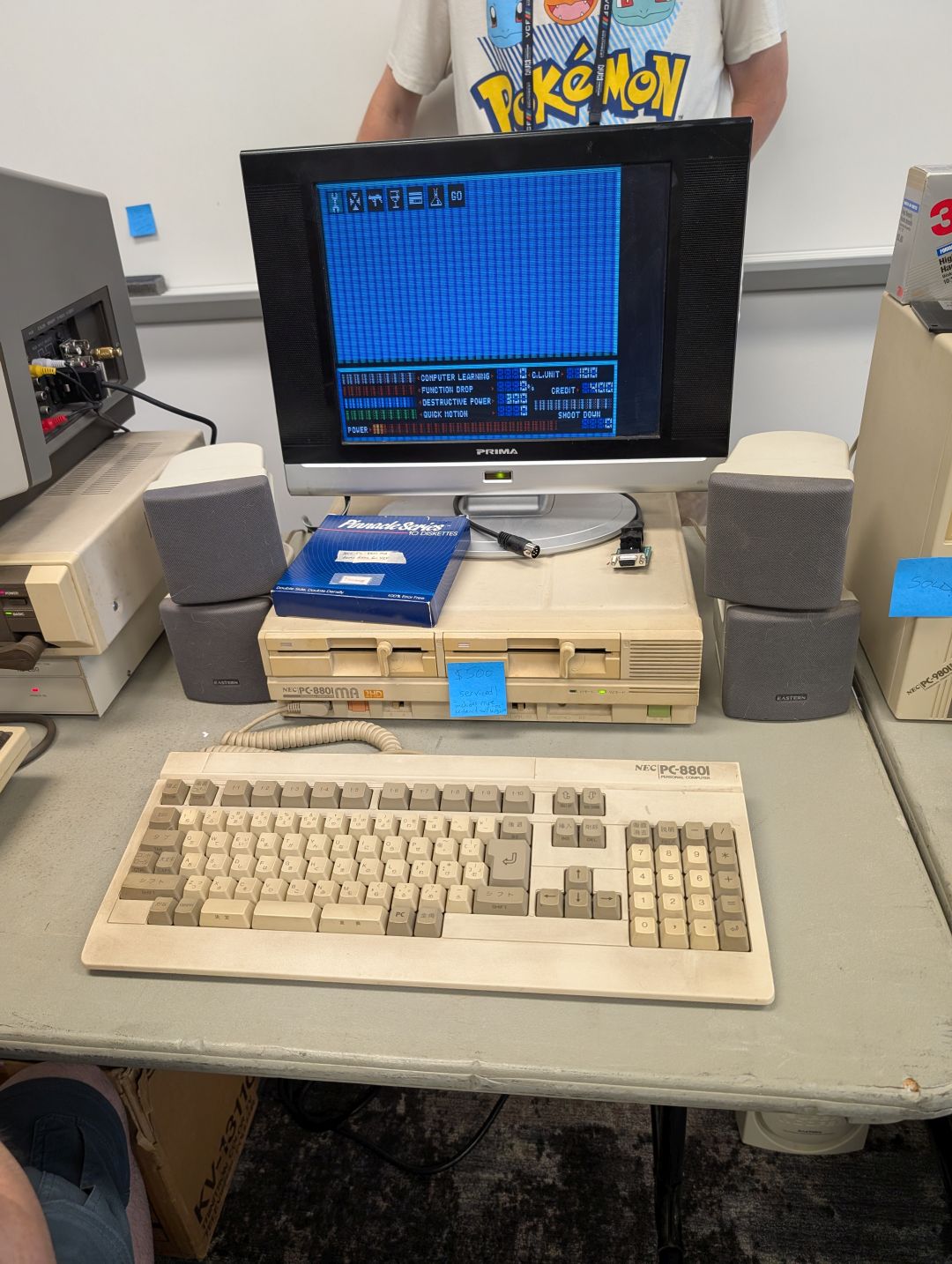 Vintage Japanese computer systems lineup