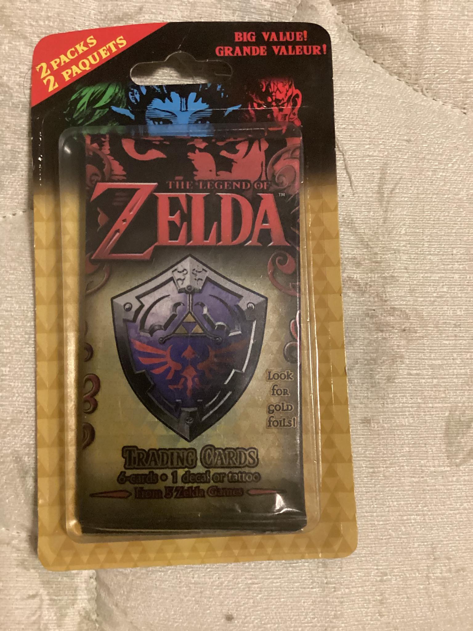 zelda trading card booster box Pack Zelda trading cards for sale