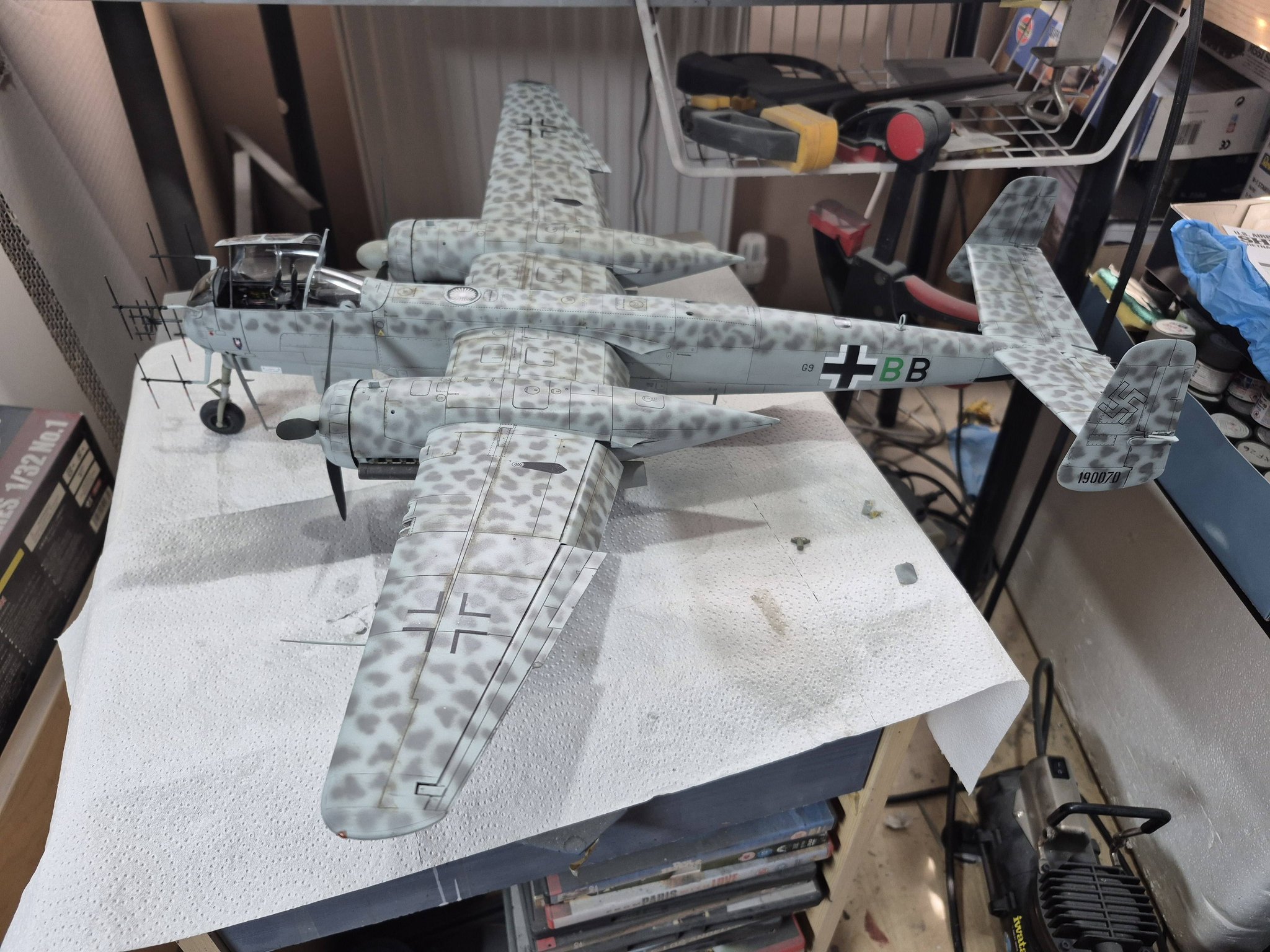 Zoukei-mura 1/32 He 219 model kit review