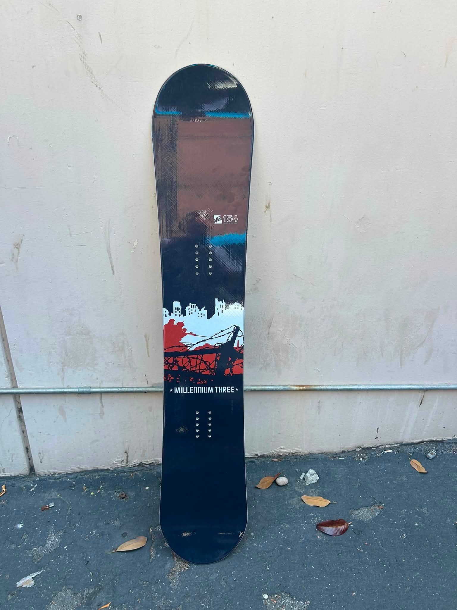 What's the value of a vintage Forum Peter Line 154 snowboard?