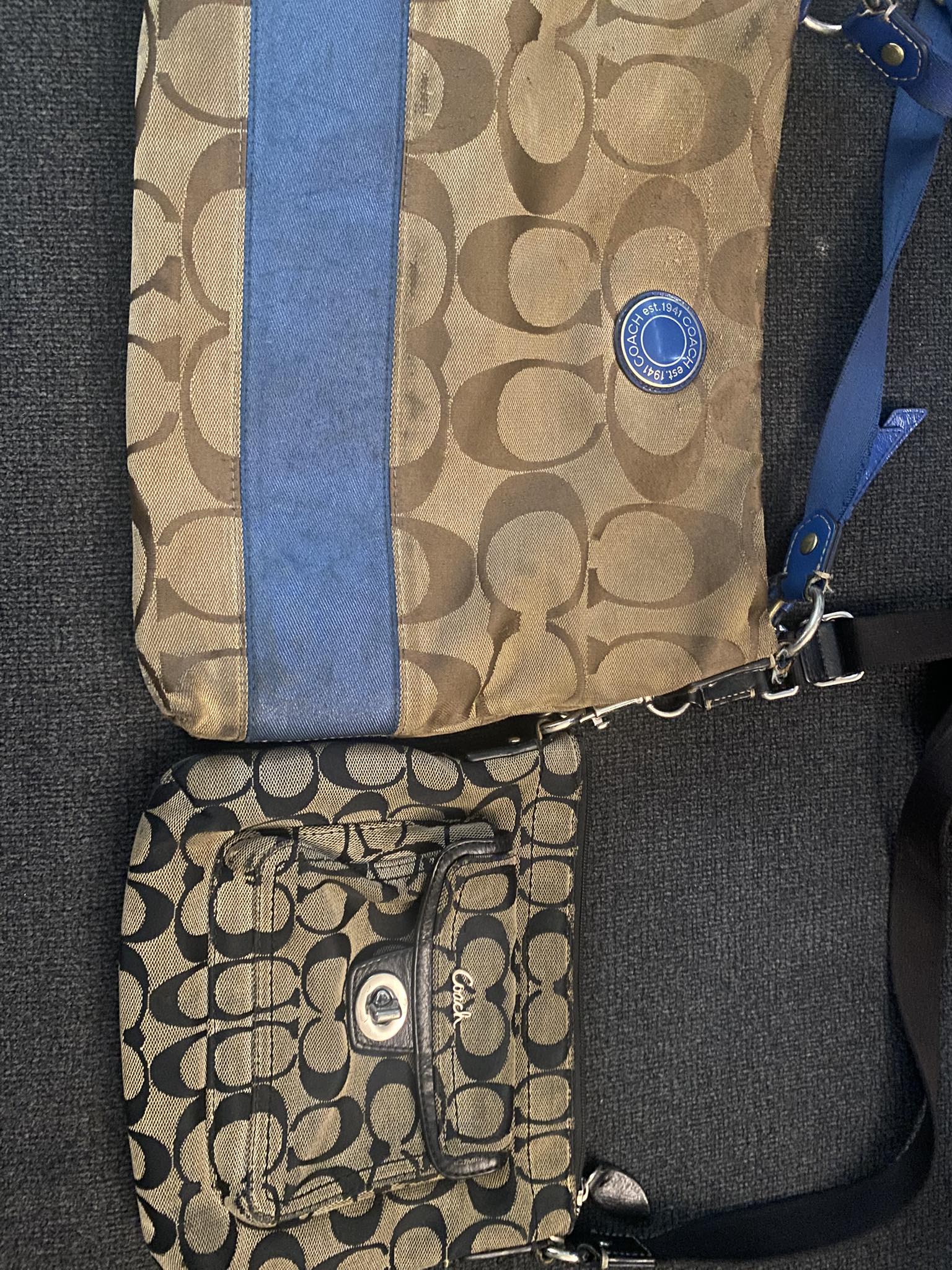 Vintage Coach bags restoration