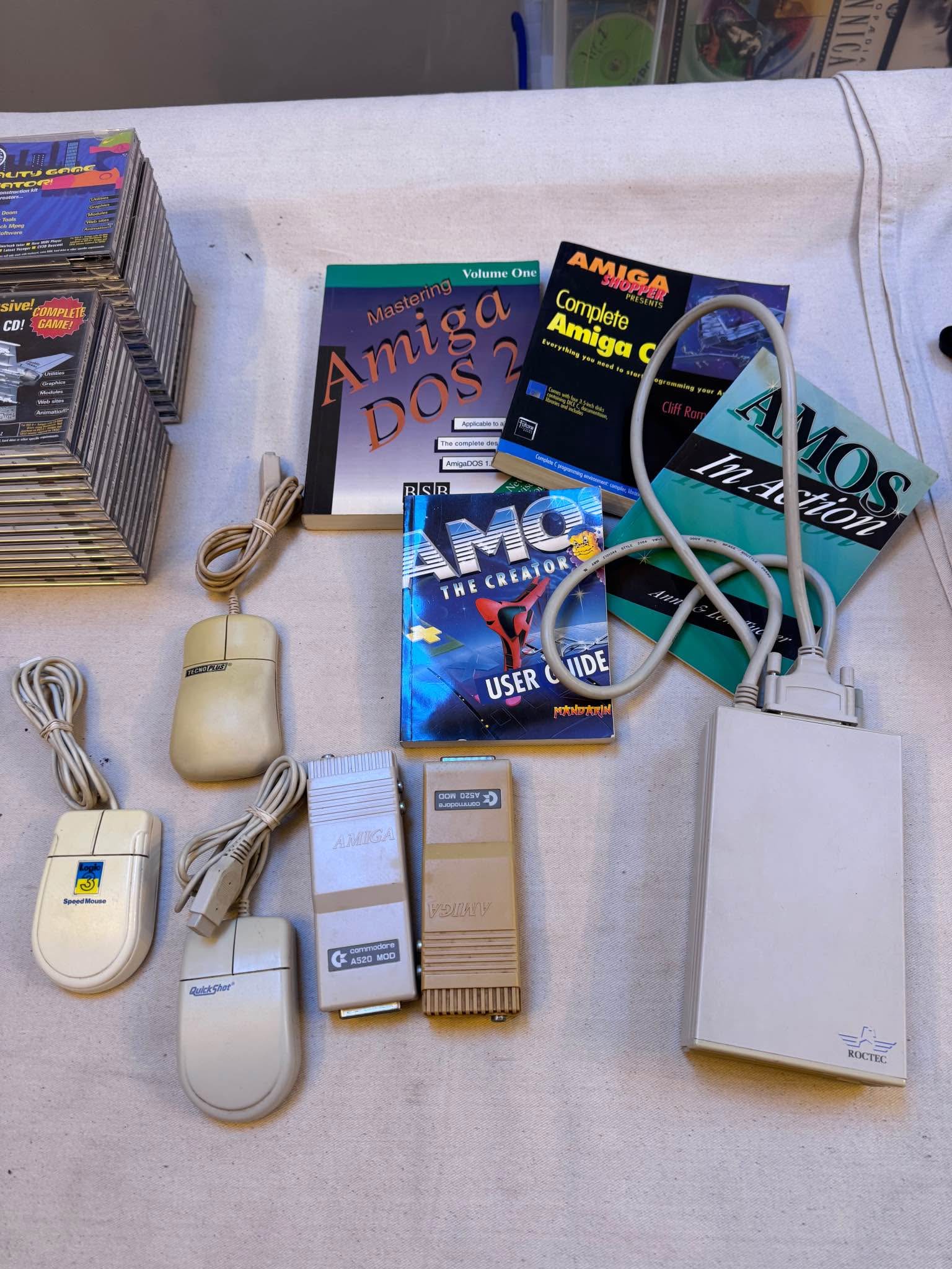 Retro Computers for Sale | Collection of Amiga items as pictured / Vidi ...