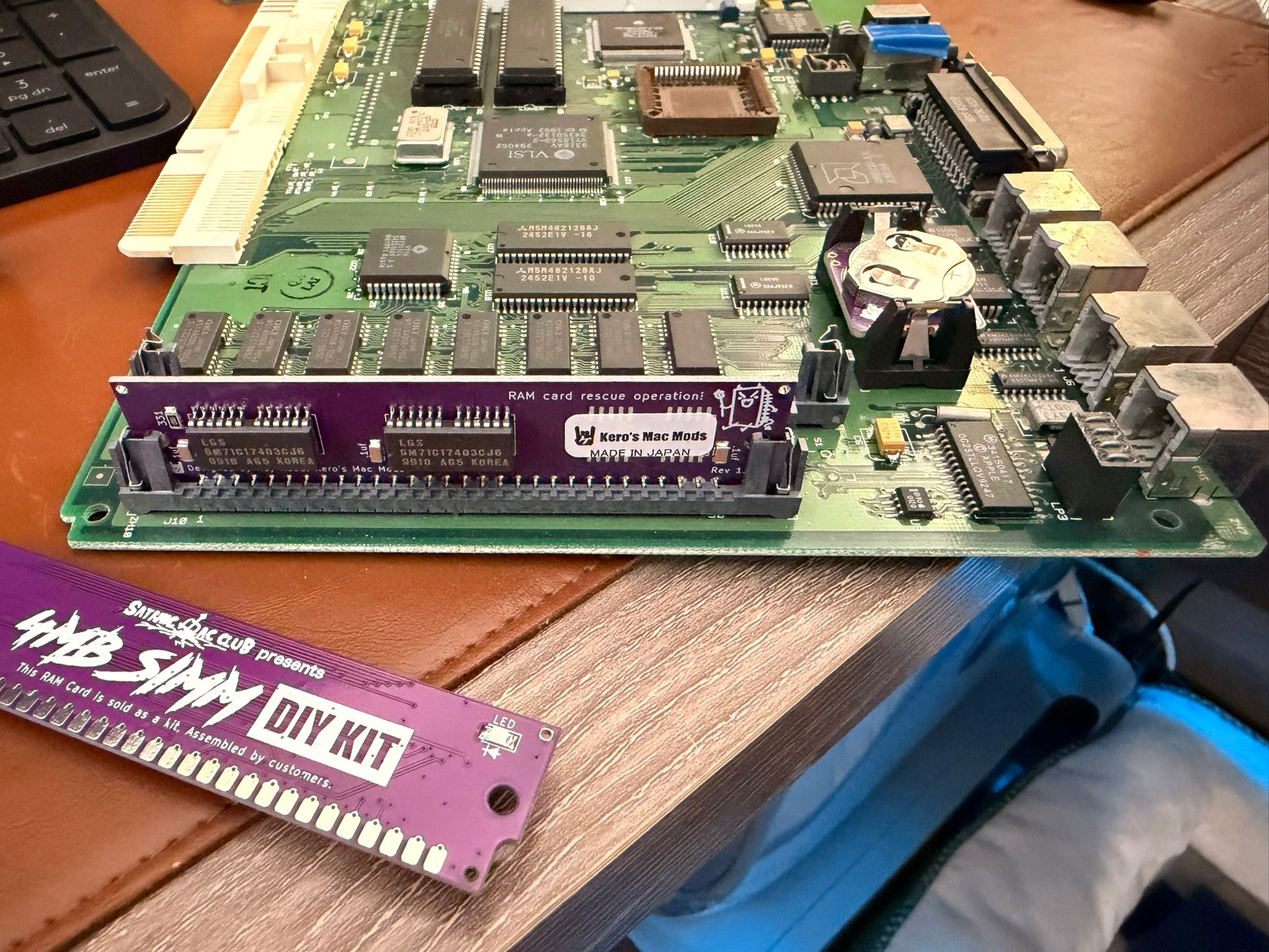 Upgraded Macintosh Color Classic Mystic with Retrobright and