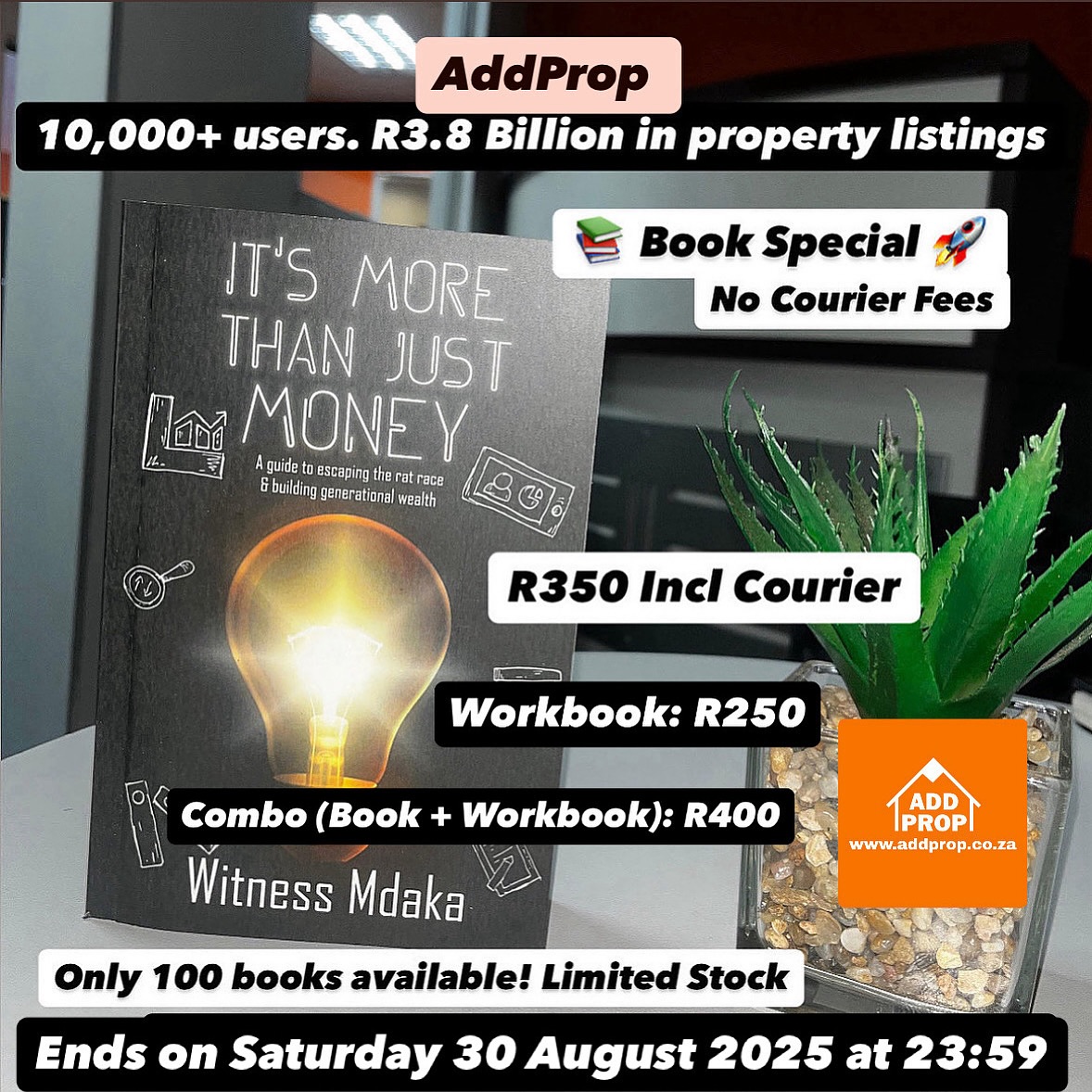 Witness - Book & Workbook Special 🚀 AddProp has made history: • 10,000 ...