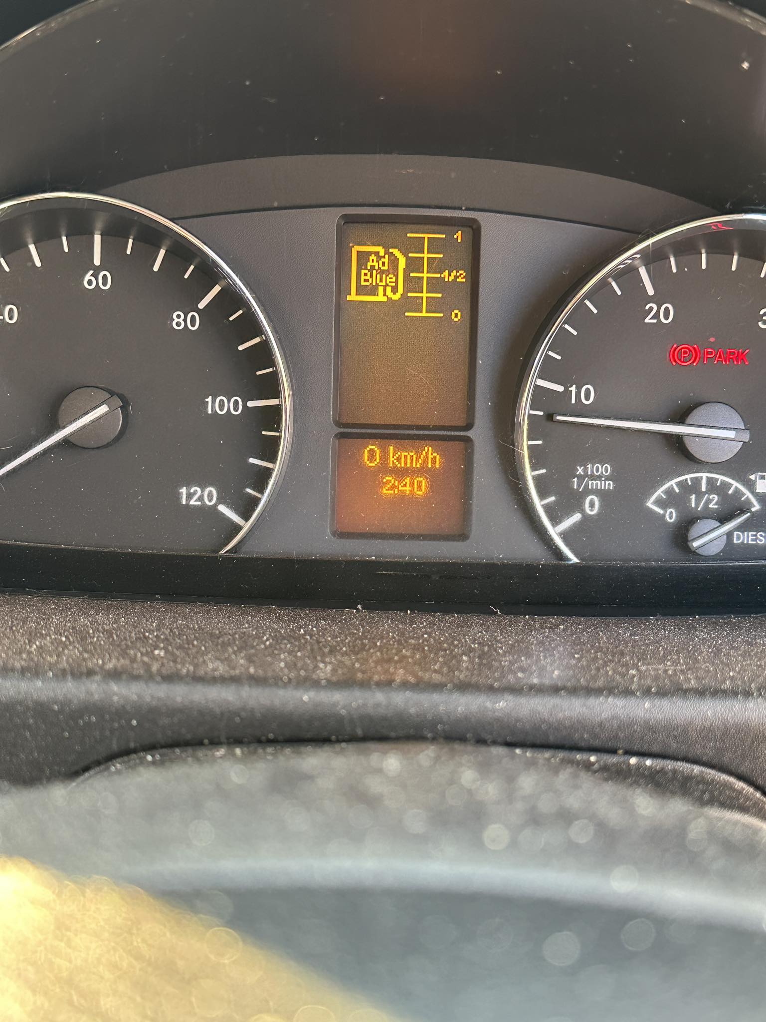 Mercedes Sprinter Camper Community | How do I k ow how much adblue I ...
