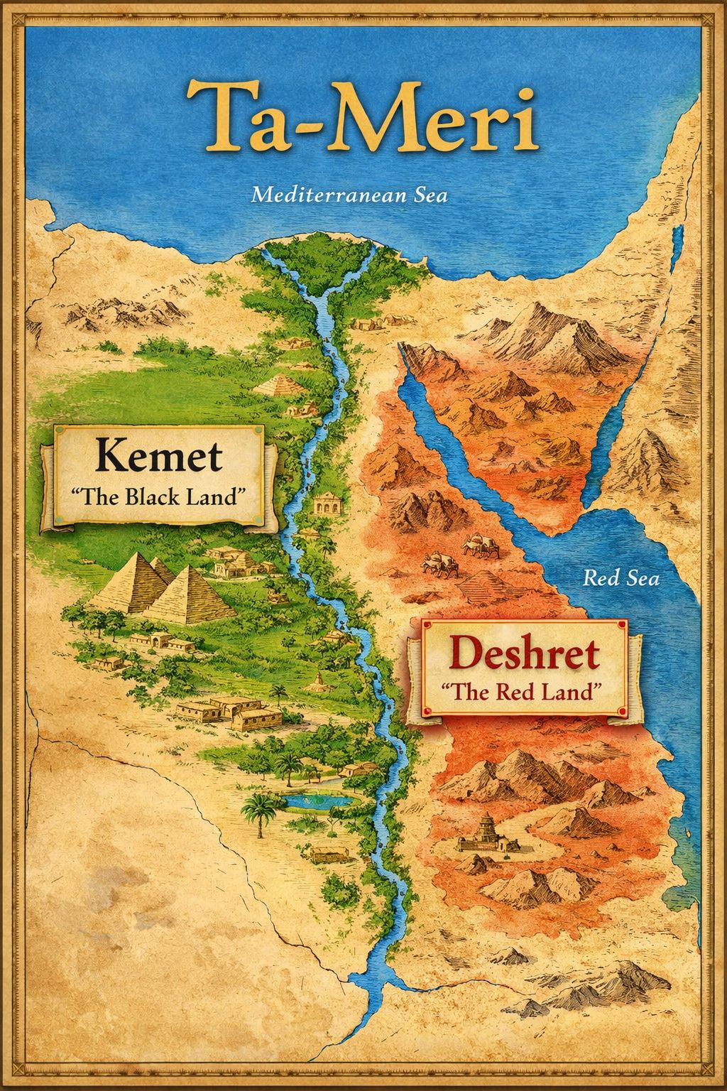 Egypt Old History | First, the name Kemet means “the Black Land ...