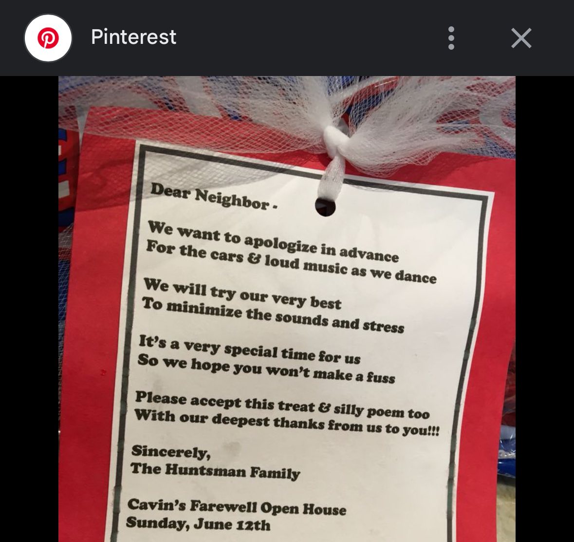 Graduation Party Ideas, Gifts, & More! | Someone asked about a Note to ...