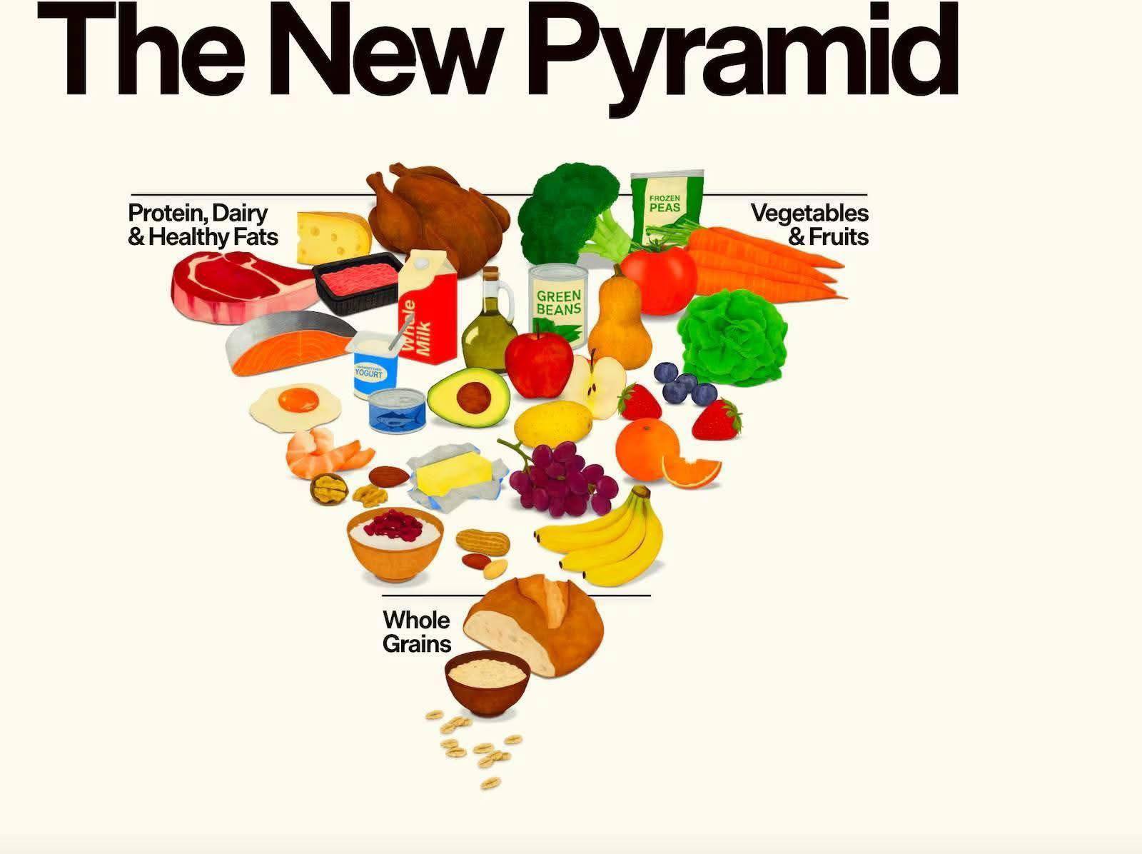 my thoughts on the new food pyramid