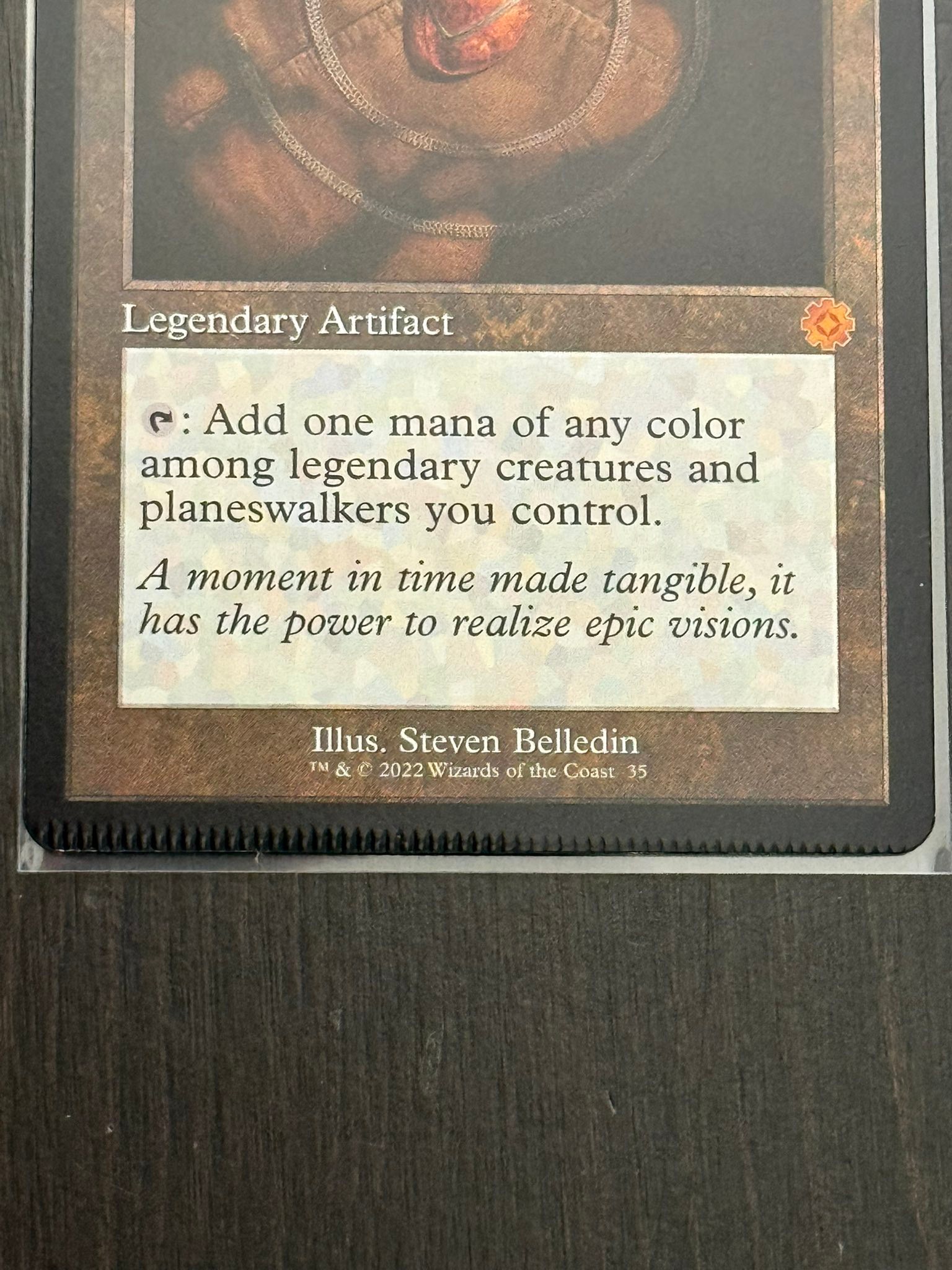 Mox amber with crimped bottom