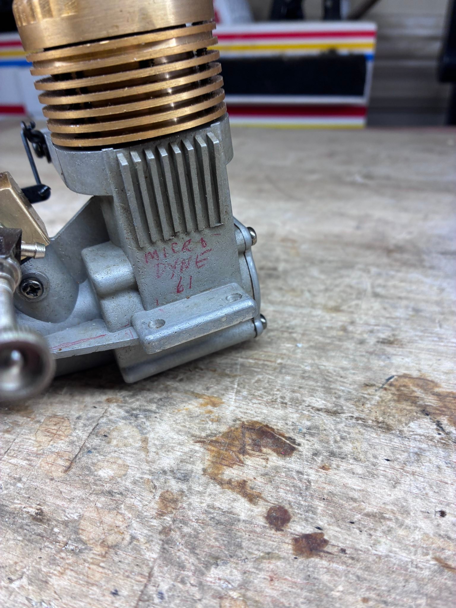 UEDAエンジン61RC Ueda 61 RC twin plug engine from 1967