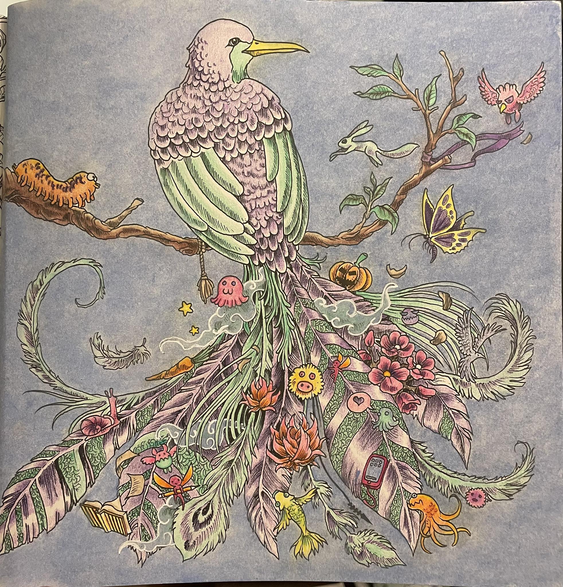 Colormorphia adult coloring book by Kirby Rosales