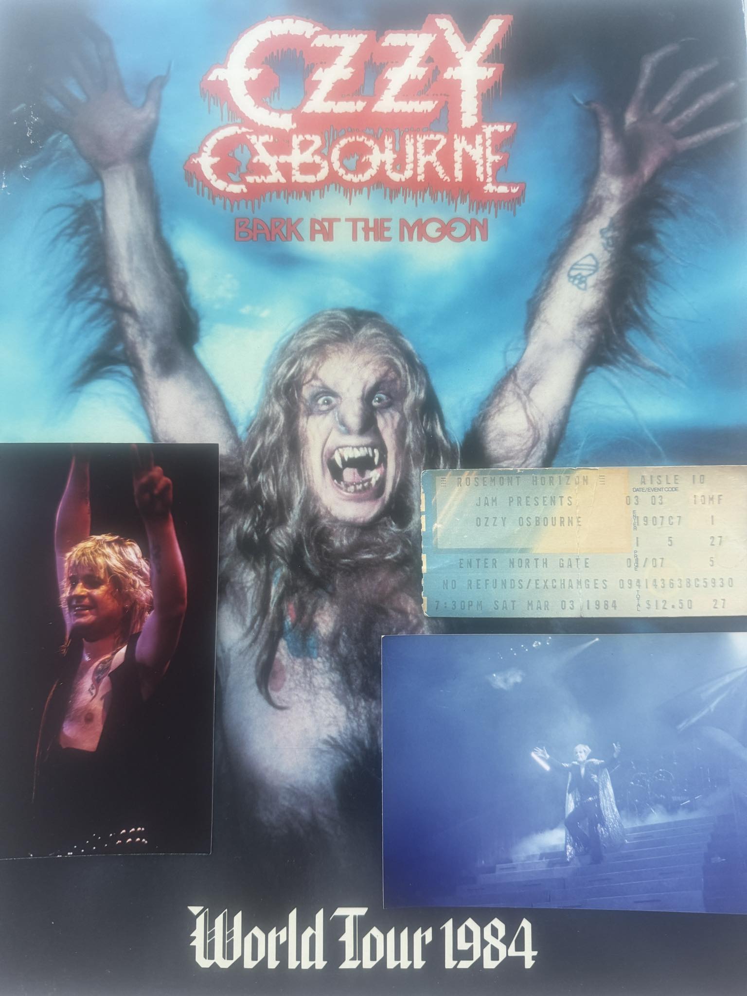 June 15, 1997 Ozzy with Black Sabbath at Ozzfest at the