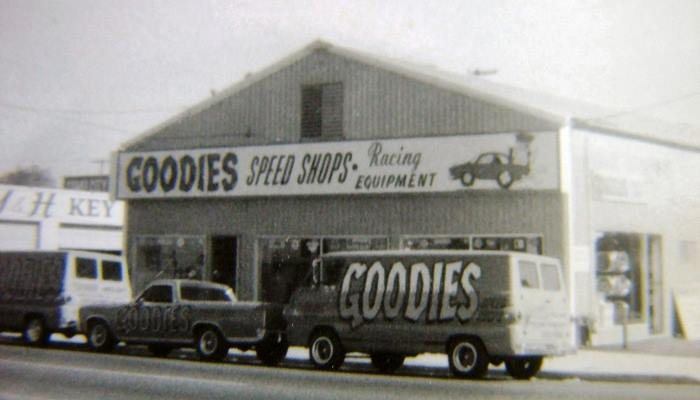 Maglietta Vintage Goodies Speed Shop Salinas CA - Race Drag Sprint NASCAR - Foto 2