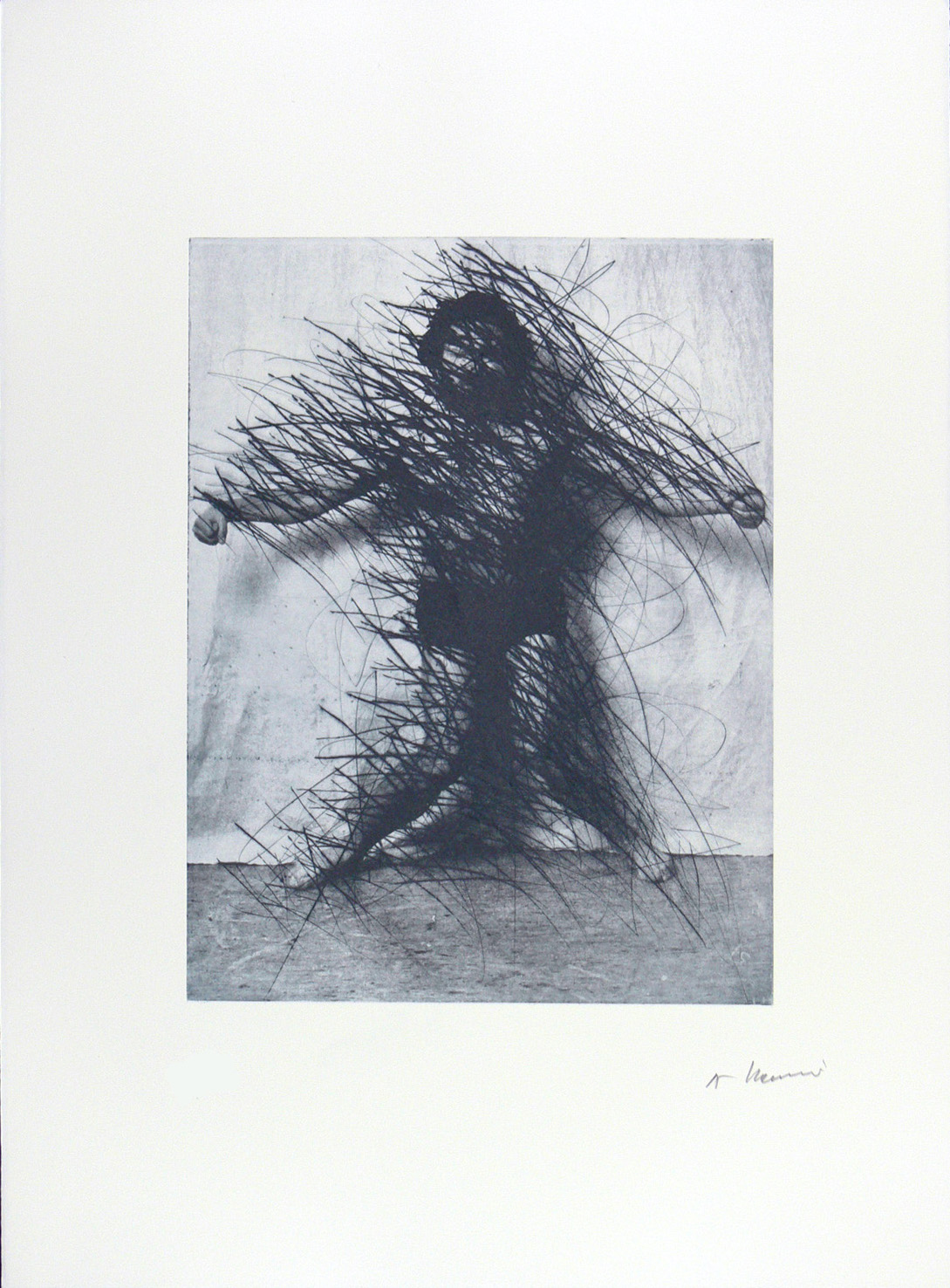 Arnulf Rainer (1929-2025) Self-portrait 1976 mixed media on