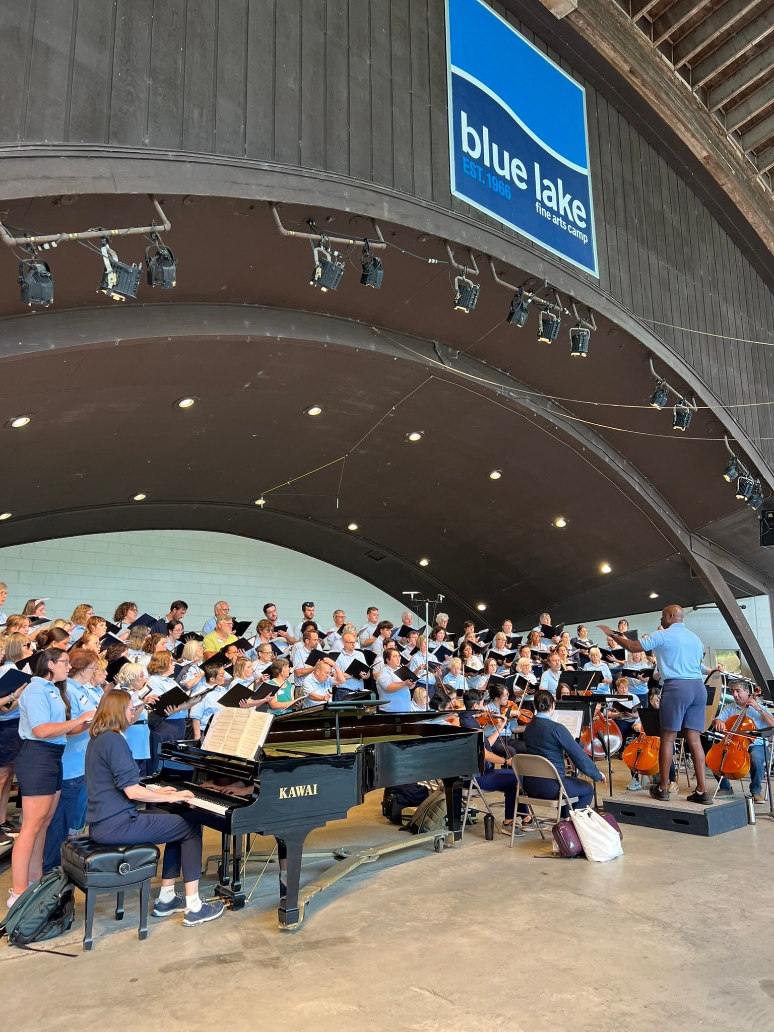 blue lake fine arts camp dress code What are experiences with and Interlochen choral programs? Half-sleeved Scoop Neck A-line size: L Color:Pale Blue