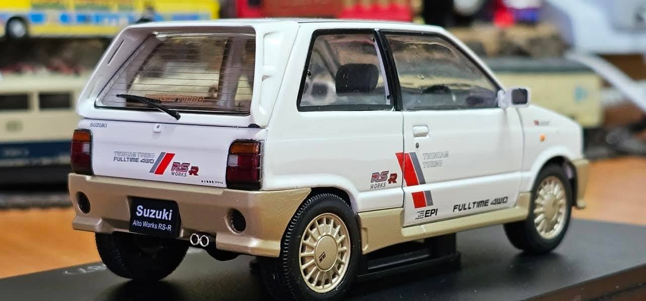 Suzuki Alto Works RS-R 1987 ミニカー１/24スケール DCCL_S Suzuki Alto Works RS-R (1987) 1:24