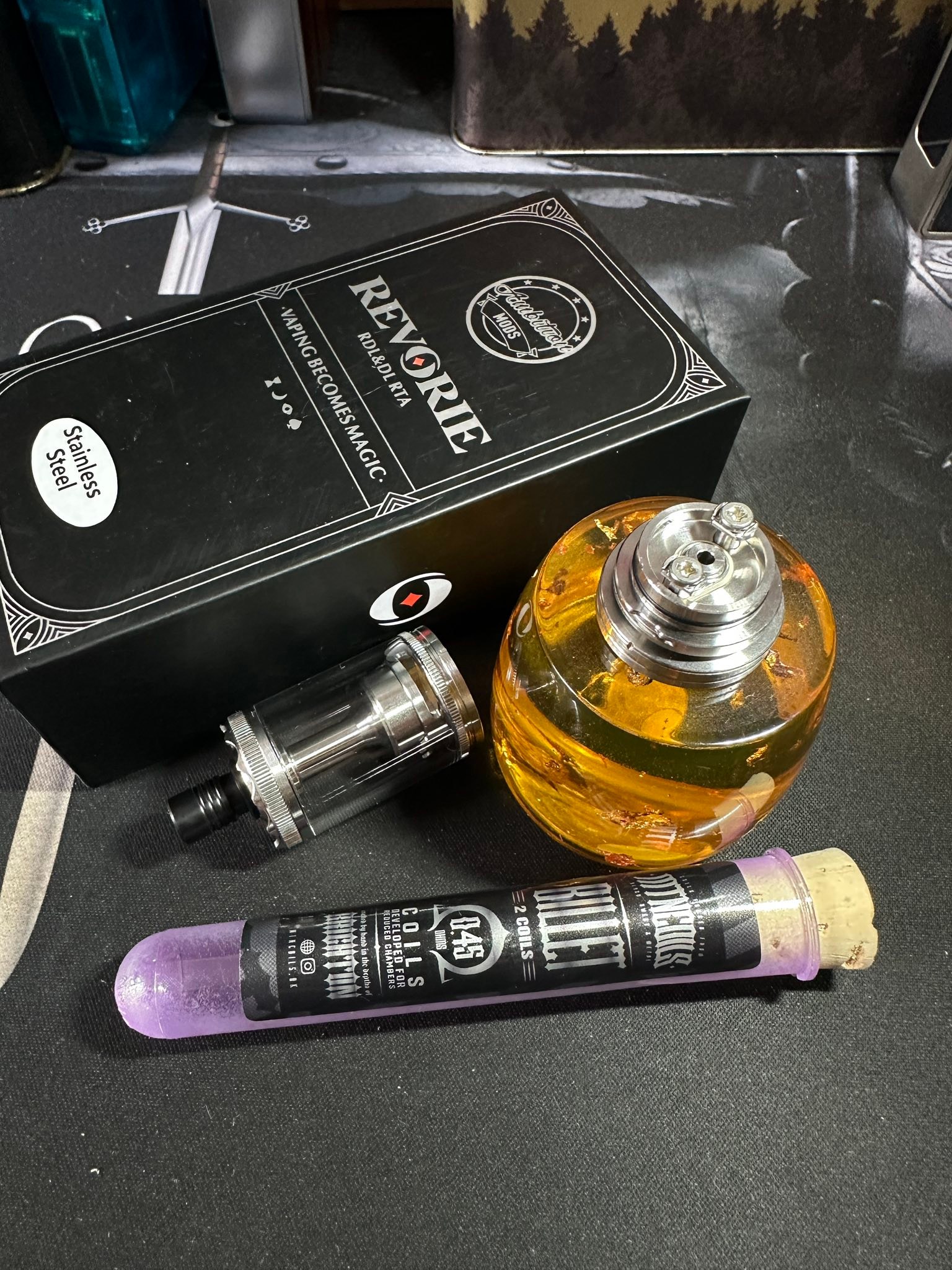vape mods for rdl Ambition Revorie review Fruity Goodness Flavour:Sic Strawberry Iced Fume Pro 30K Strawberry