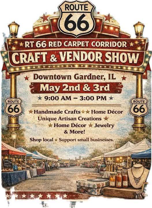 ROUTE 66 66 RT 66 RED CARPET CORRIDOR CRAFT & VENDOR SHOW Downtown