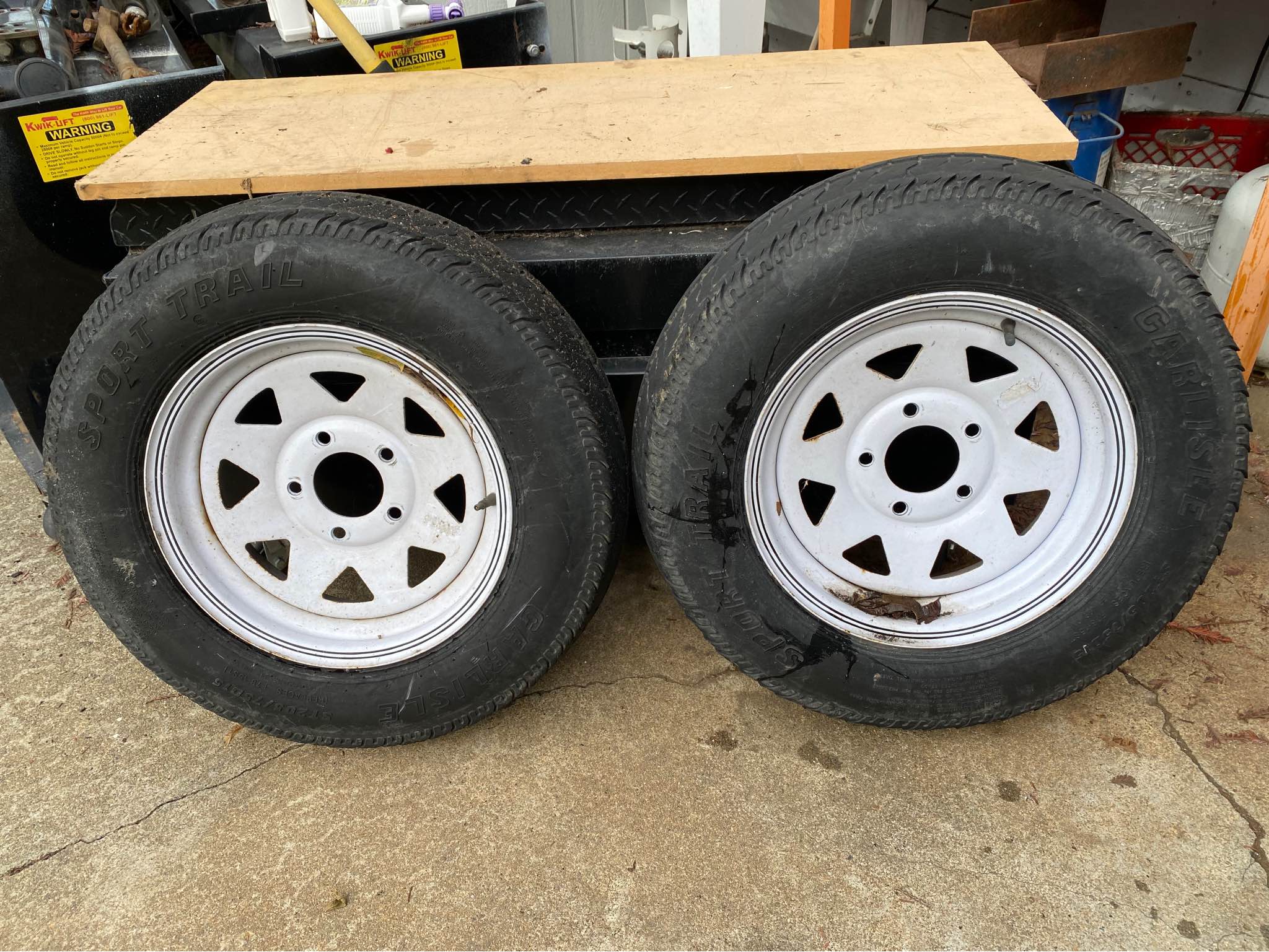 Lake's List | Trailer Rims Rims are good & tires need to be replaced ...