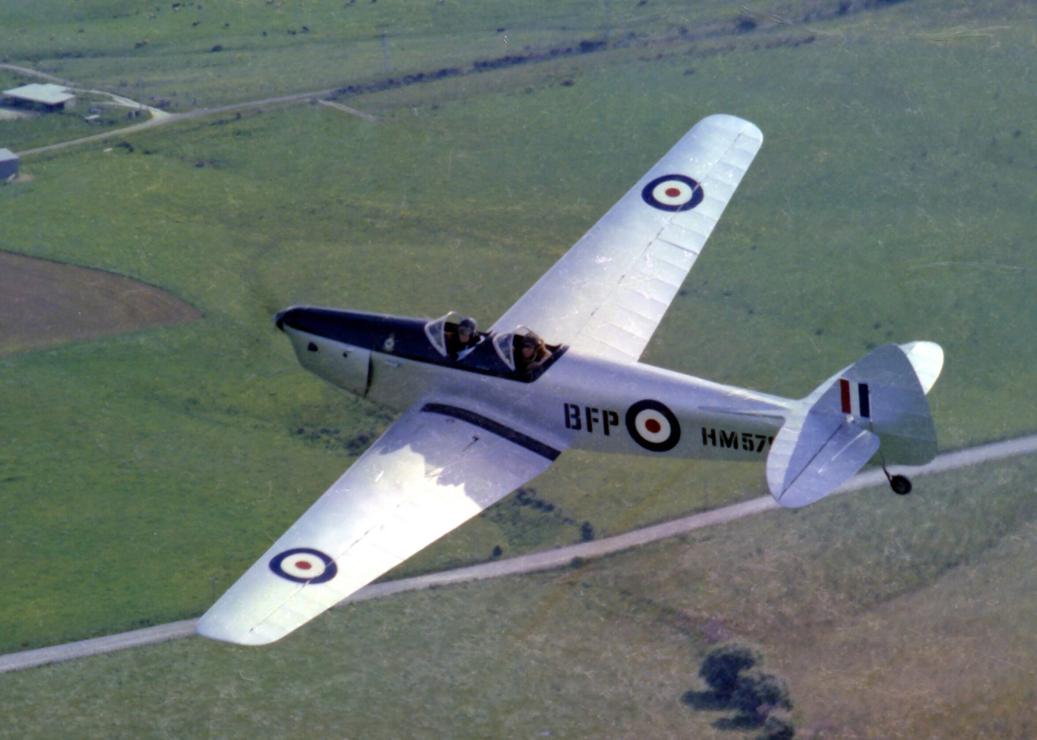 A picture of the only British registered Z-37 Cmelak taken in the