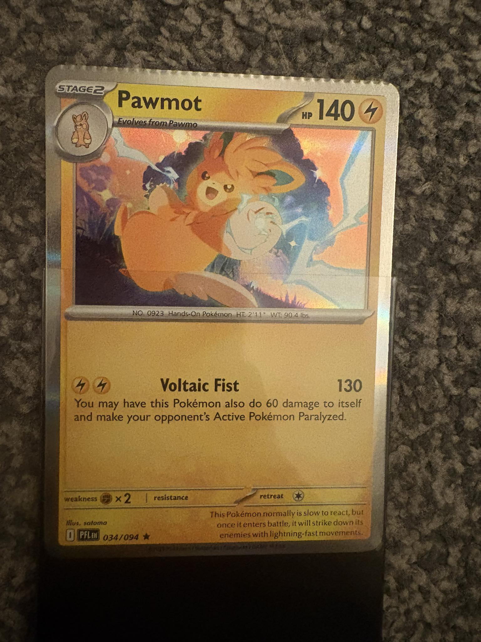 Why would a Pokemon card come back with a grade of 4 due to a 