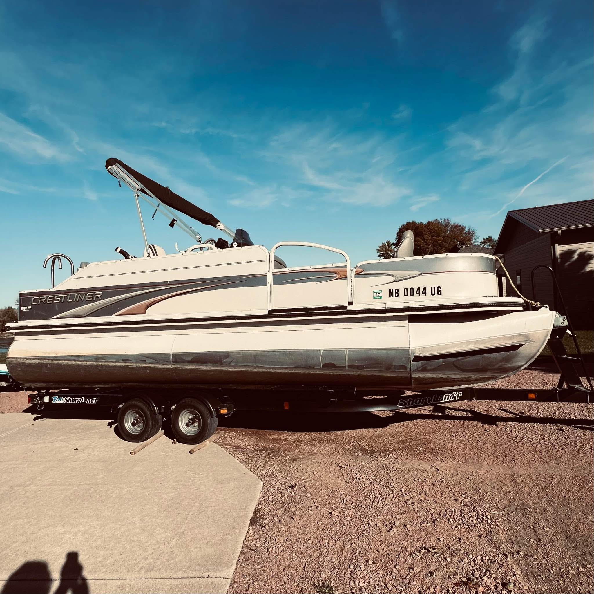 2004 crest family fish boat accessories PONTOONS FISHERMAN 25 FT TitanShield 900D Pontoon Cover all weather protection from sun Crest 2200 Family Dl boats