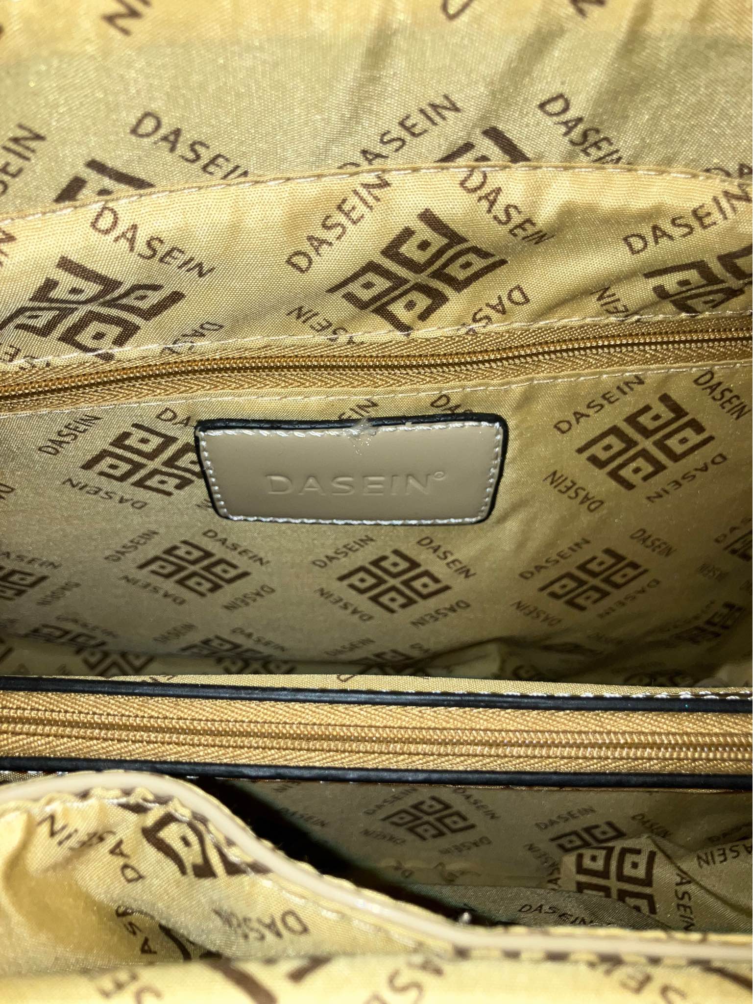 dasein patent leather zip around backpack with front pocket Florentine Pod – Dooney & Bourke Two inside pockets Stylish DASEIN handbag, has a